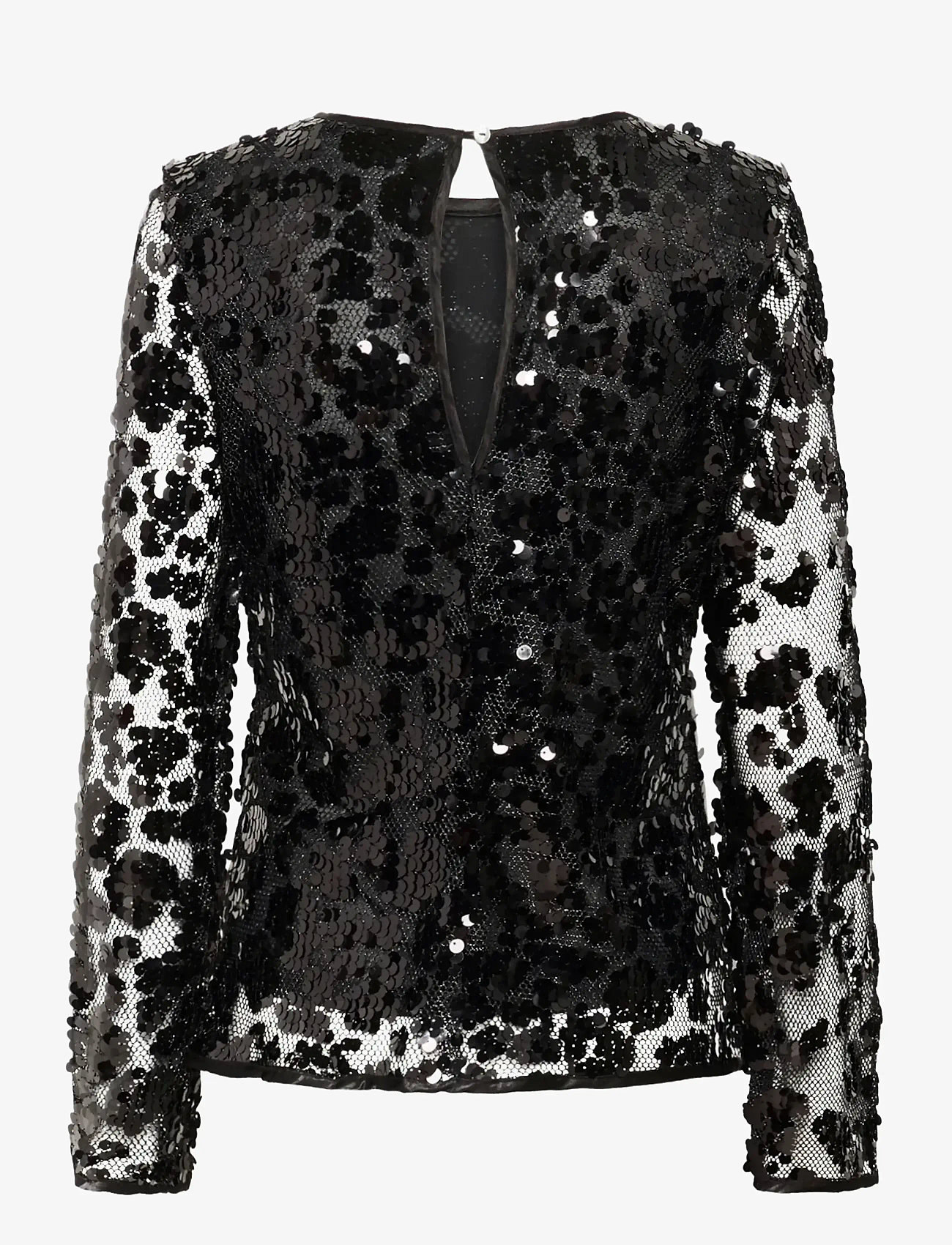 Soaked in Luxury - SLWinslet Tee - långärmade blusar - black - 2