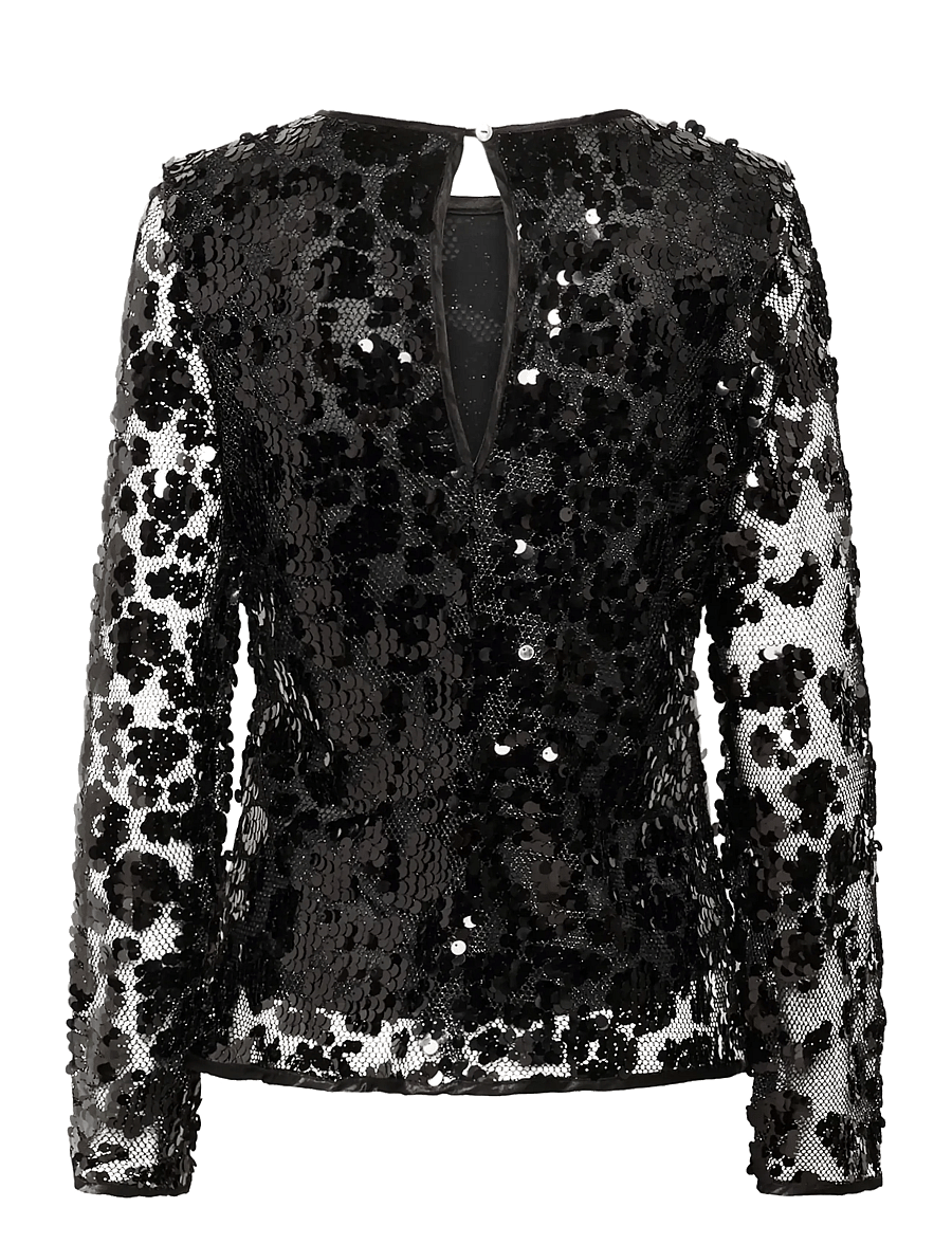 Soaked - SLWinslet Tee - blouses met lange mouwen - black - 2