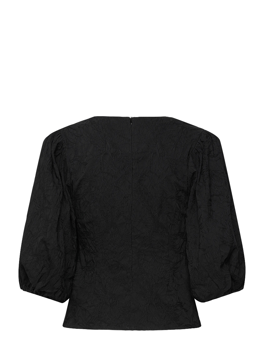 Soaked - SLMaybel Blouse 3/4 - langärmelige blusen - black - 2