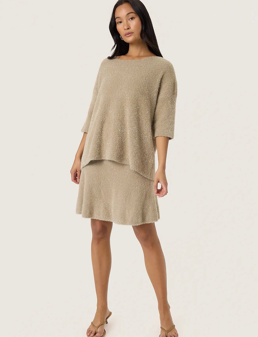 Soaked - SLOdalys Tuesday Jumper - striktrøjer - dune - 3