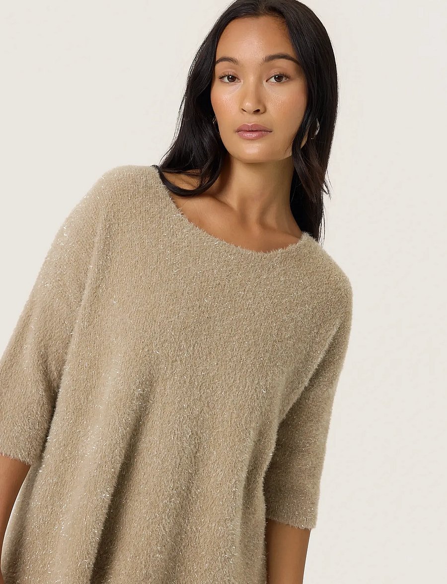 Soaked - SLOdalys Tuesday Jumper - striktrøjer - dune - 5