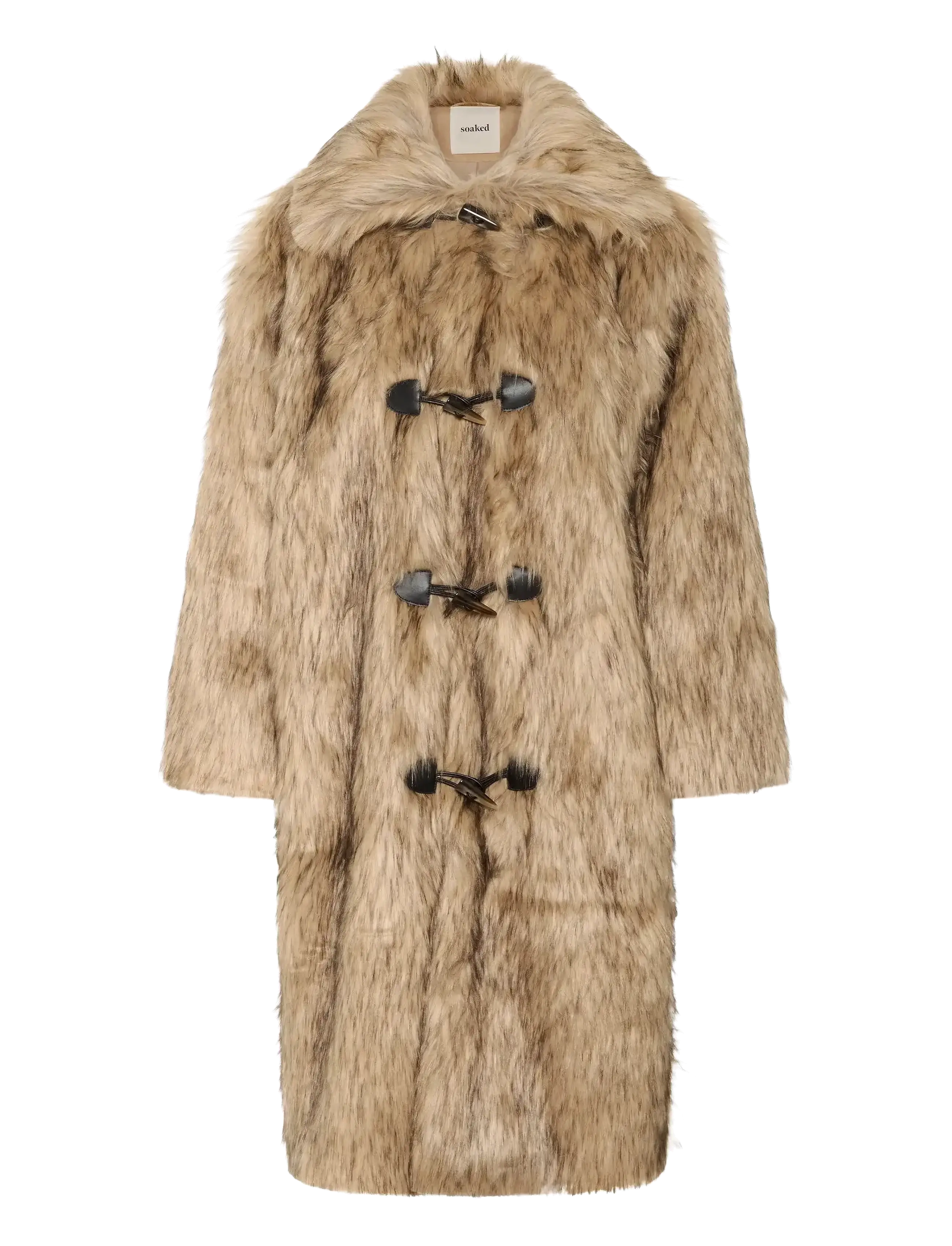 SOAKED Slfurly Mantel Beige - S - Damen