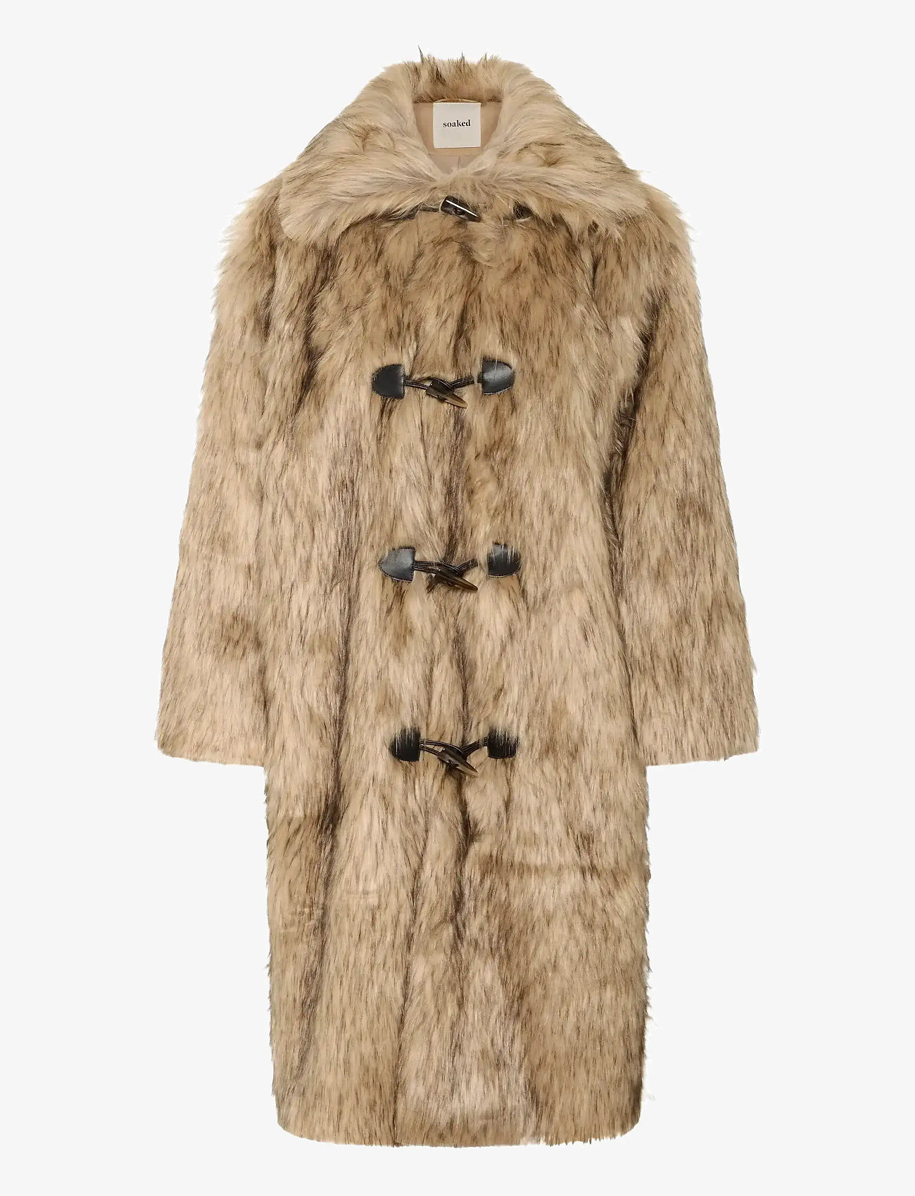 Soaked in Luxury - SLFurly Coat - kunstkarusnahk - honey faux fur - 1