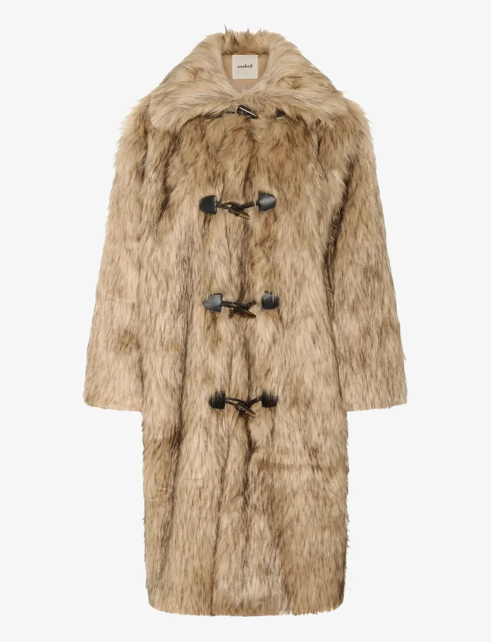 Soaked in Luxury - SLFurly Coat - faux fur - honey faux fur - 1