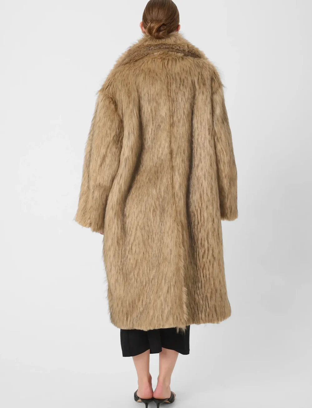 Soaked in Luxury - SLFurly Coat - faux fur - honey faux fur - 4