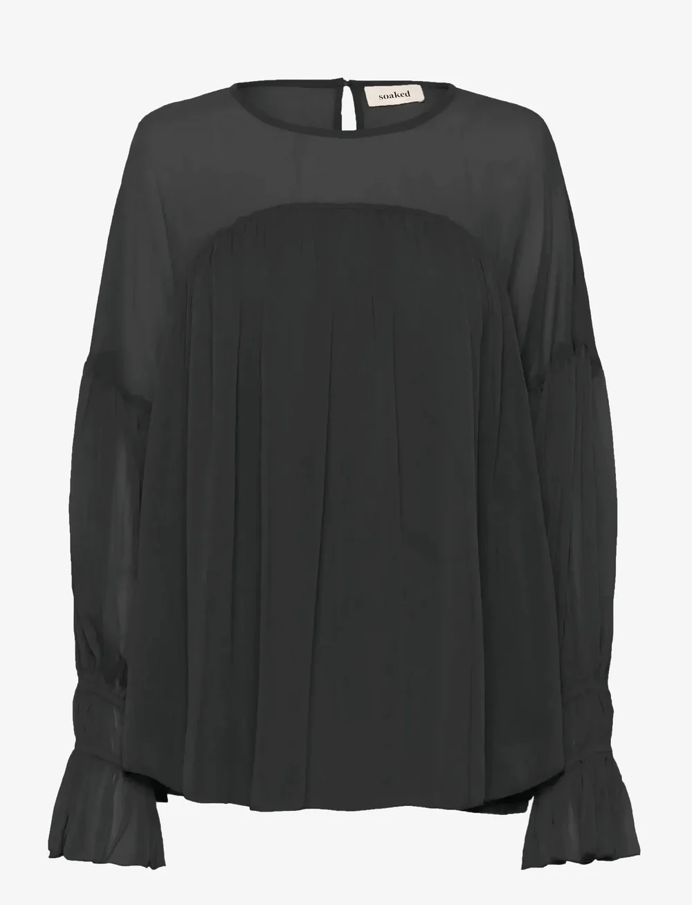 Soaked in Luxury - SLHarietta Blouse LS - long sleeved blouses - black - 1
