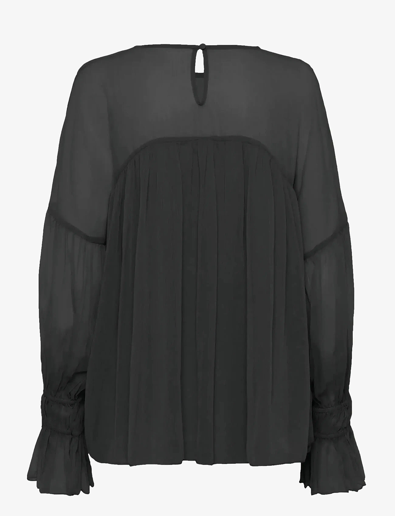 Soaked - SLHarietta Blouse LS - langärmlige blusen - black - 2