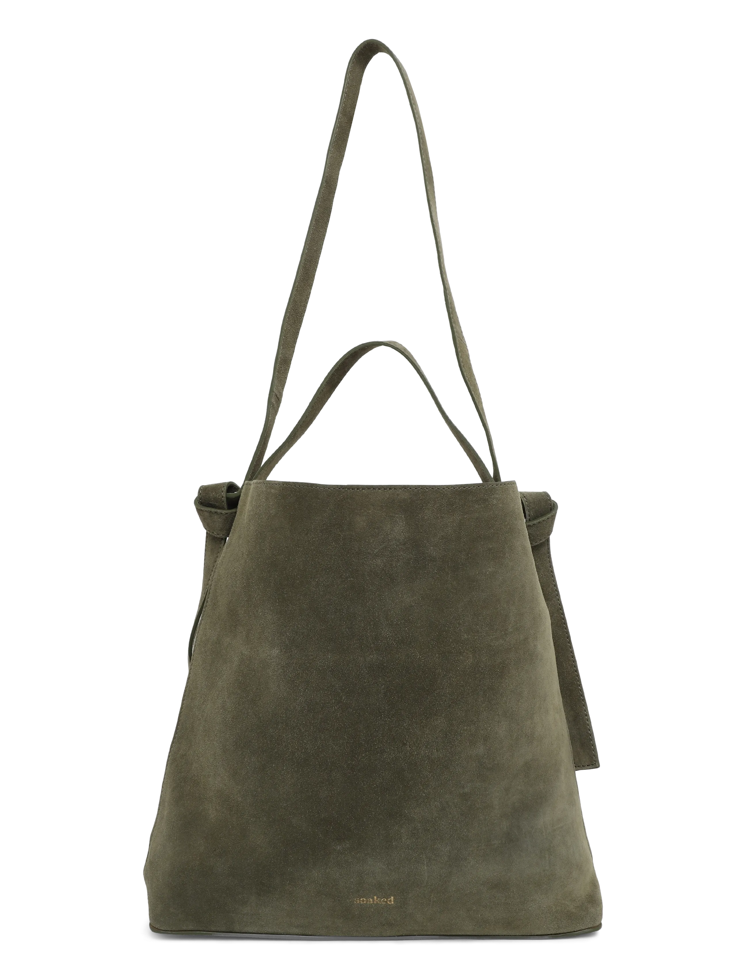 Soaked - SLCalilje Suede Bag - hverdags stil - beech - 1