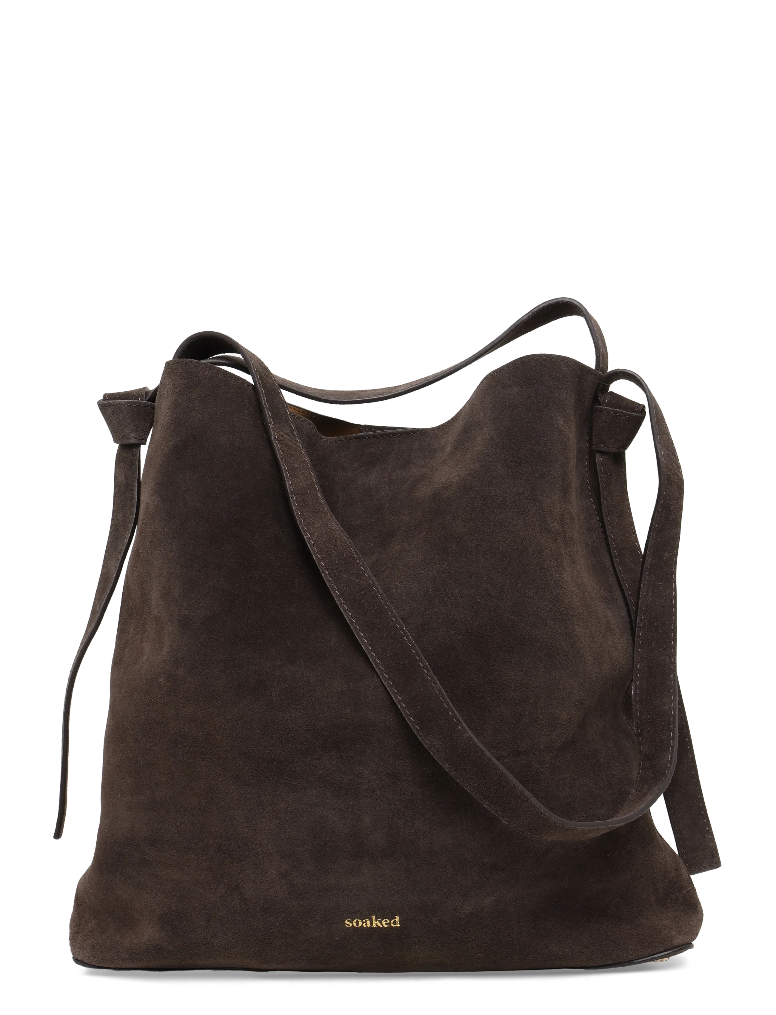 Soaked SLCalilje Suede Bag - Bis zu 25% Rabatt - COFFEE BEAN / brown