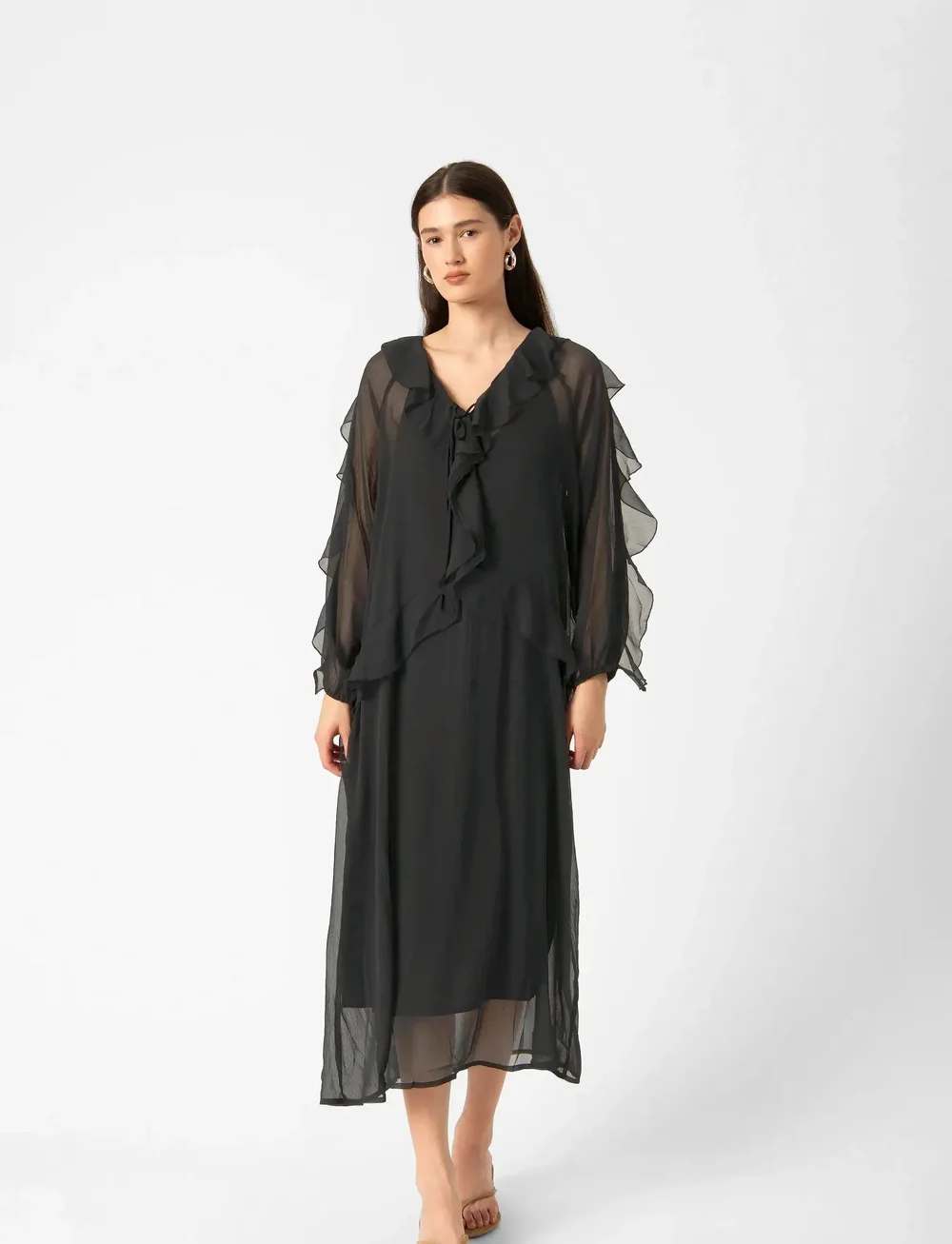 Soaked in Luxury - SLHarietta Maxi Dress - aftenkjoler - black - 4