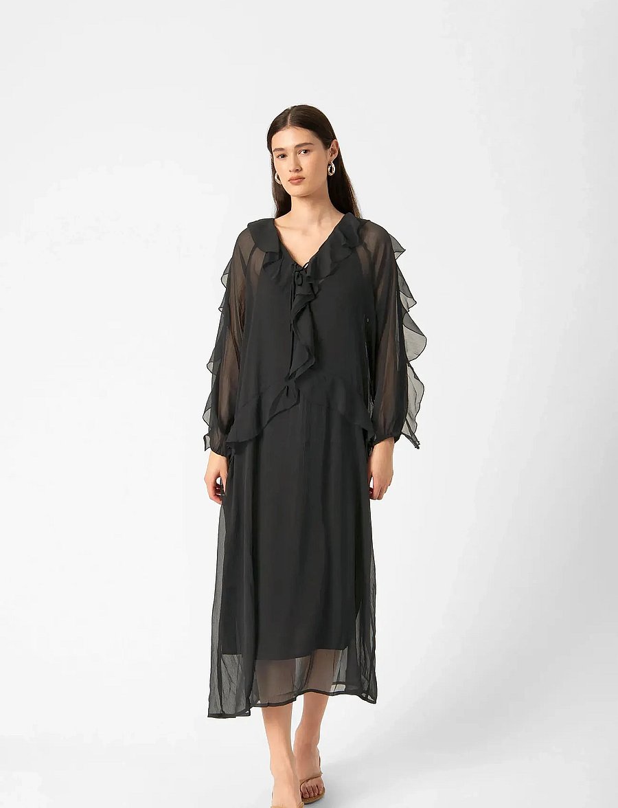 Soaked - SLHarietta Maxi Dress - black - 4
