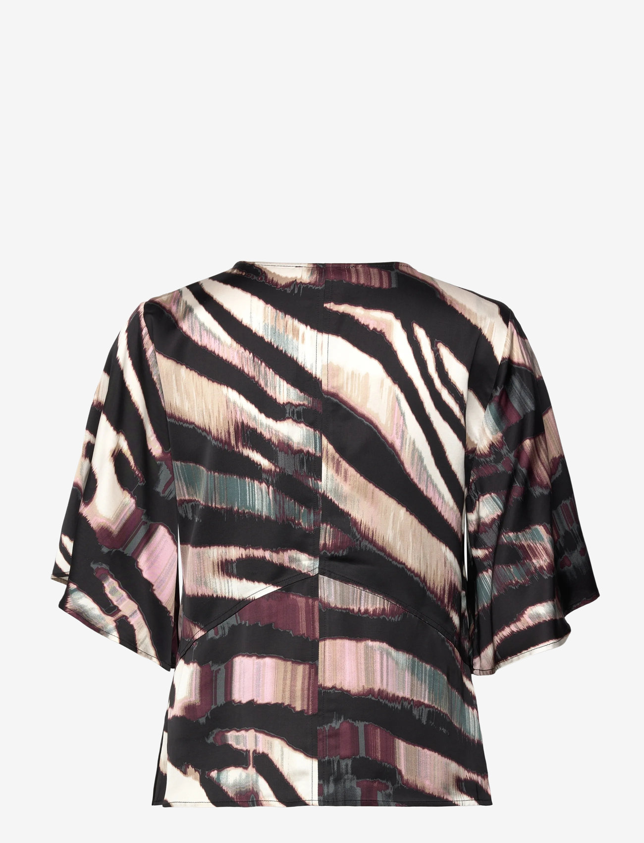 Soaked - SLCiela Blouse SS - kurzämlige blusen - animalistic print - 1