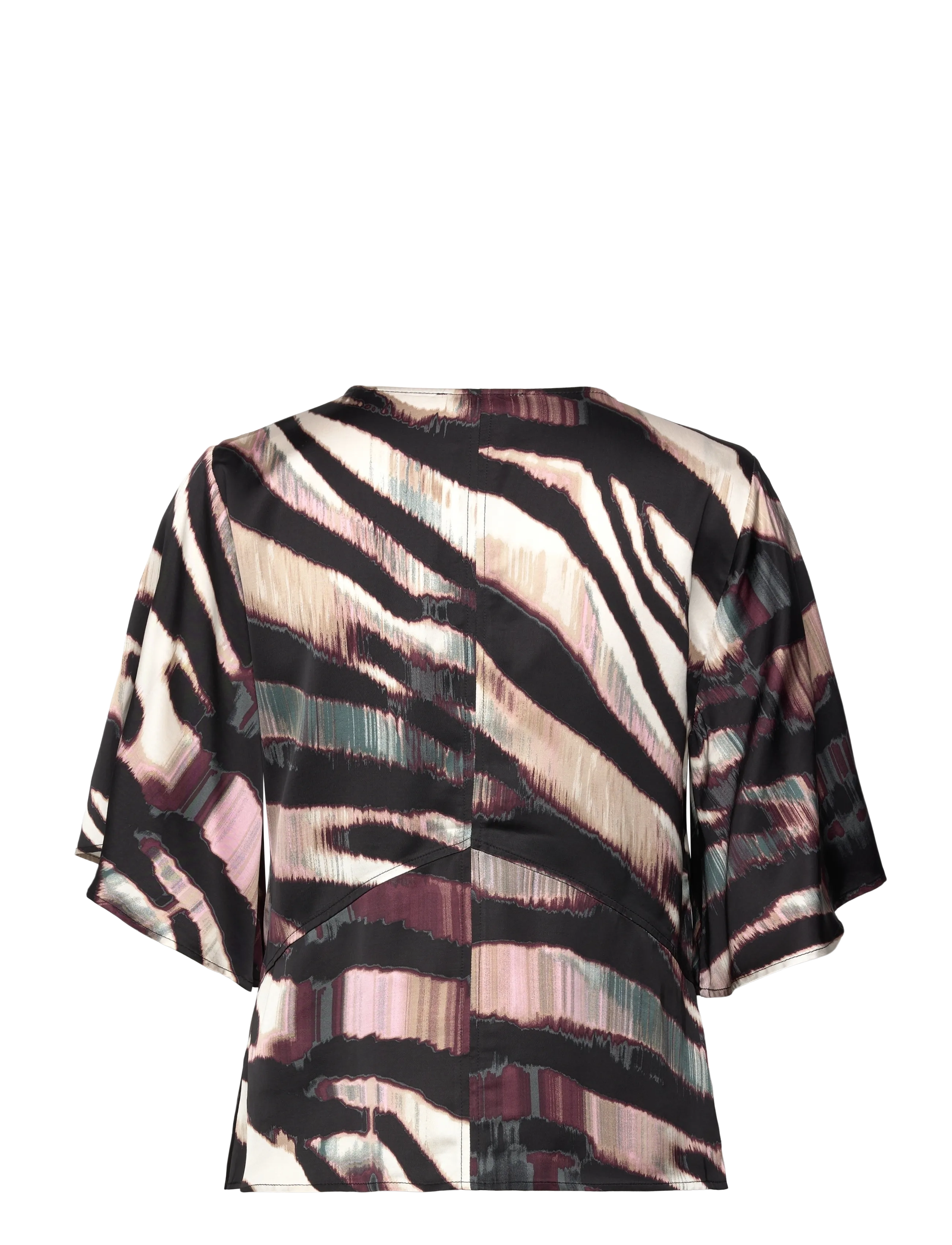 Soaked - SLCiela Blouse SS - kurzämlige blusen - animalistic print - 1