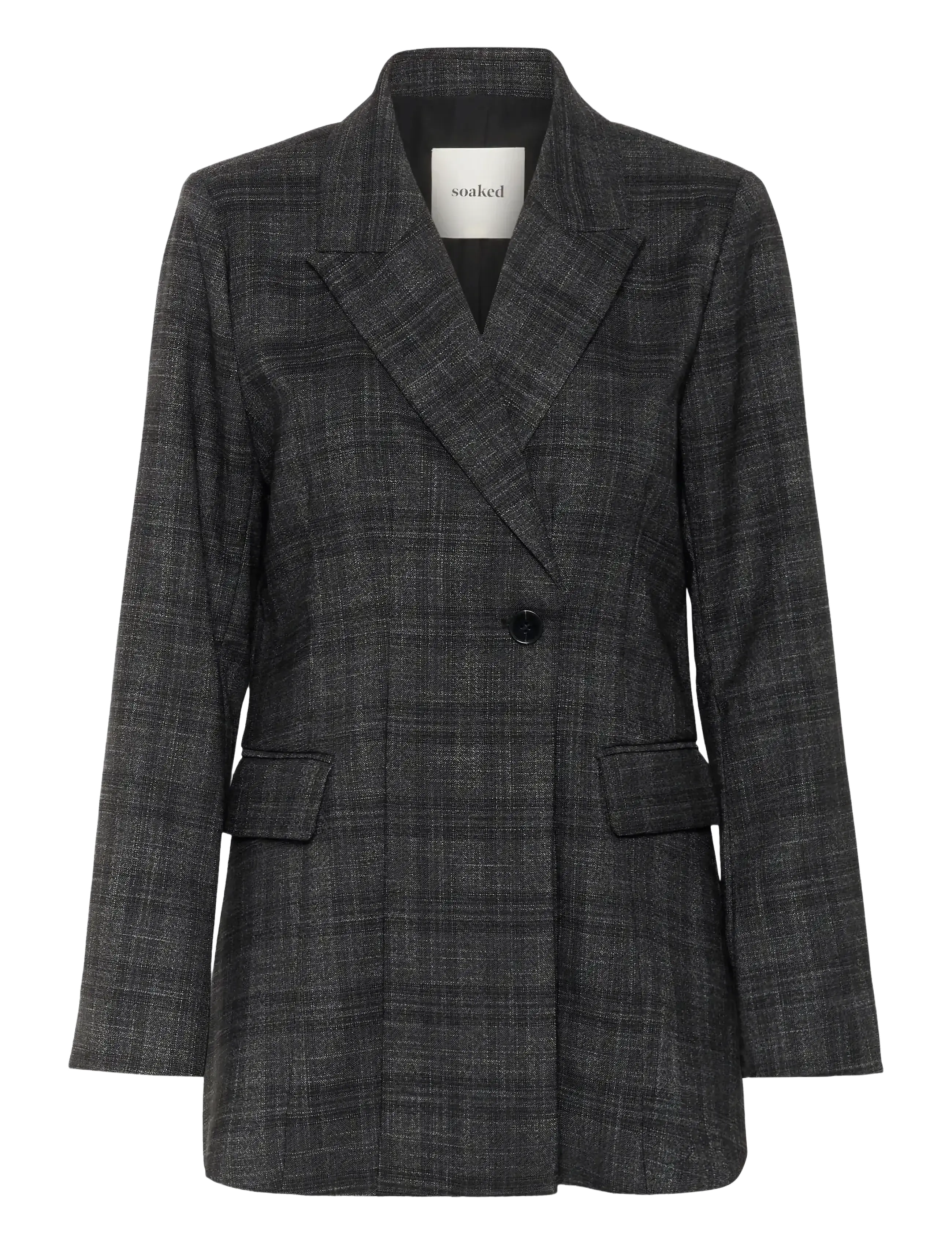 SOAKED Slevonne Fitted Blazer Grau - M - Damen
