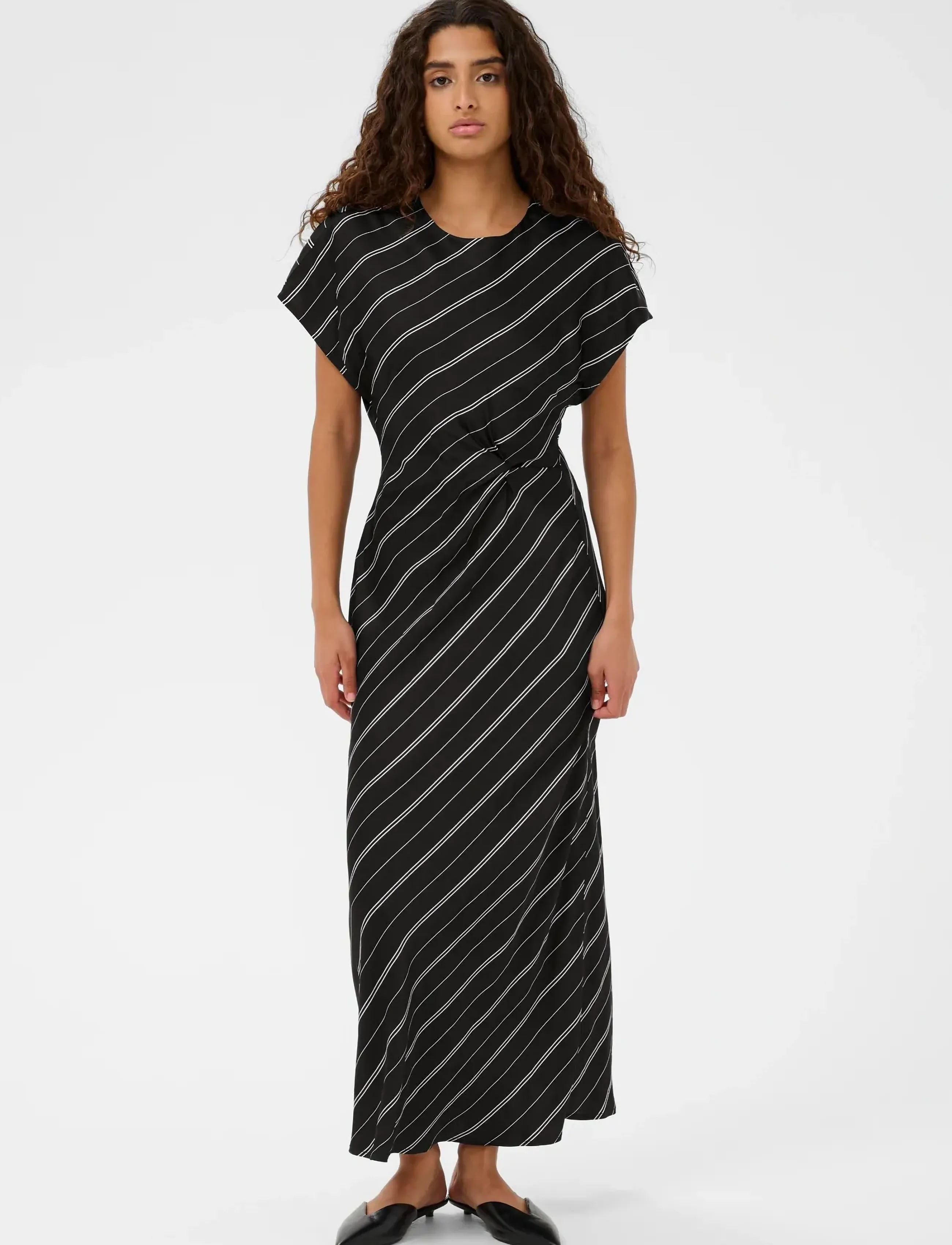 Soaked Slmarcela Mirmir Printed Dress, XL, Dresses, Mehrfarbig/gemustert - Knee-length & Midi, Frauen