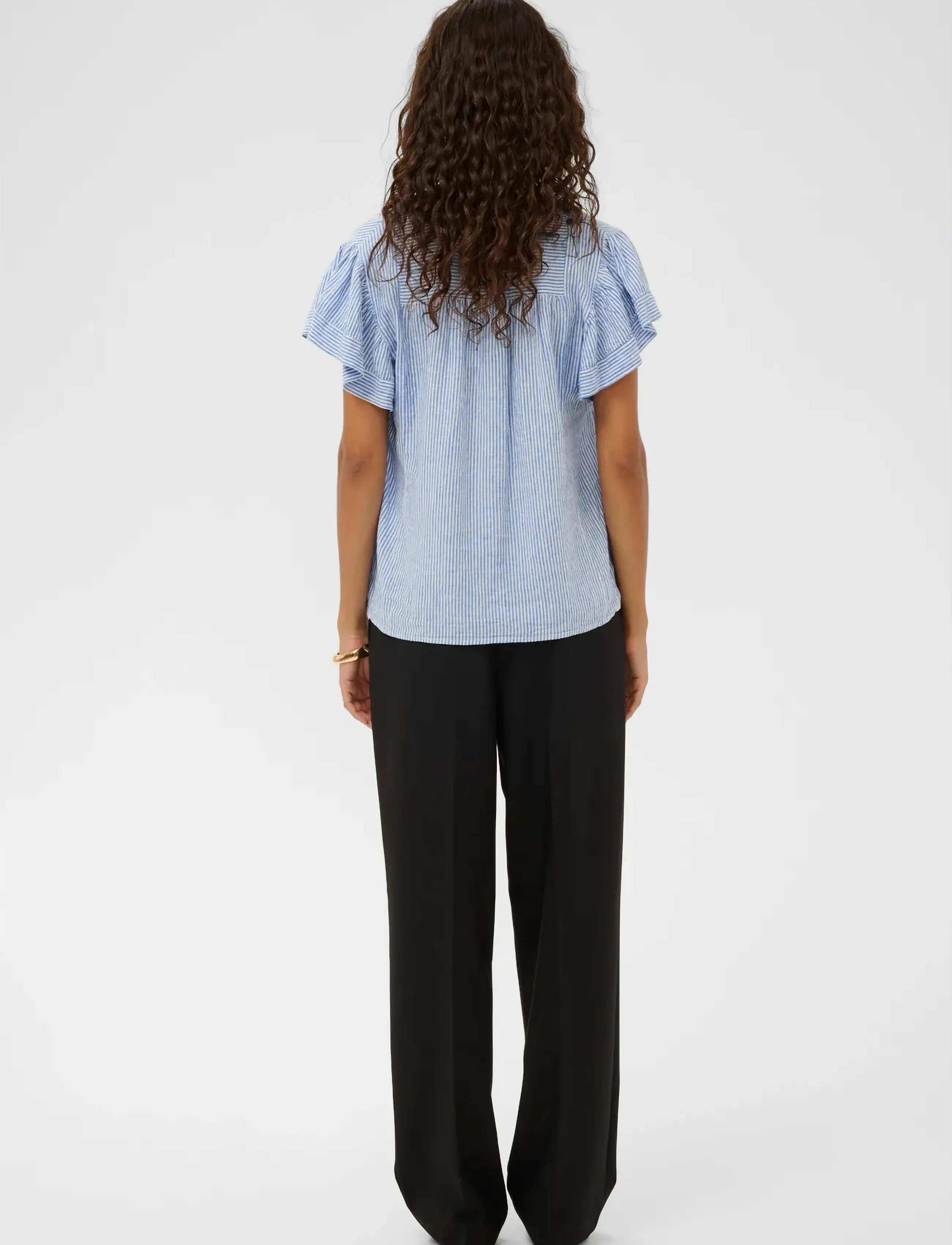 Soaked - SLAria Blouse - palaidinės trumpomis rankovėmis - regatta and white stripe - 4