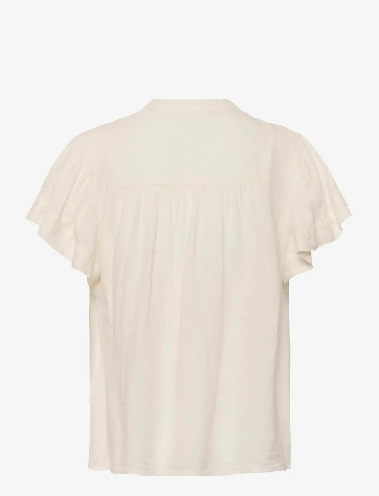 Soaked - SLAria Blouse - kortærmede bluser - broken white - 2