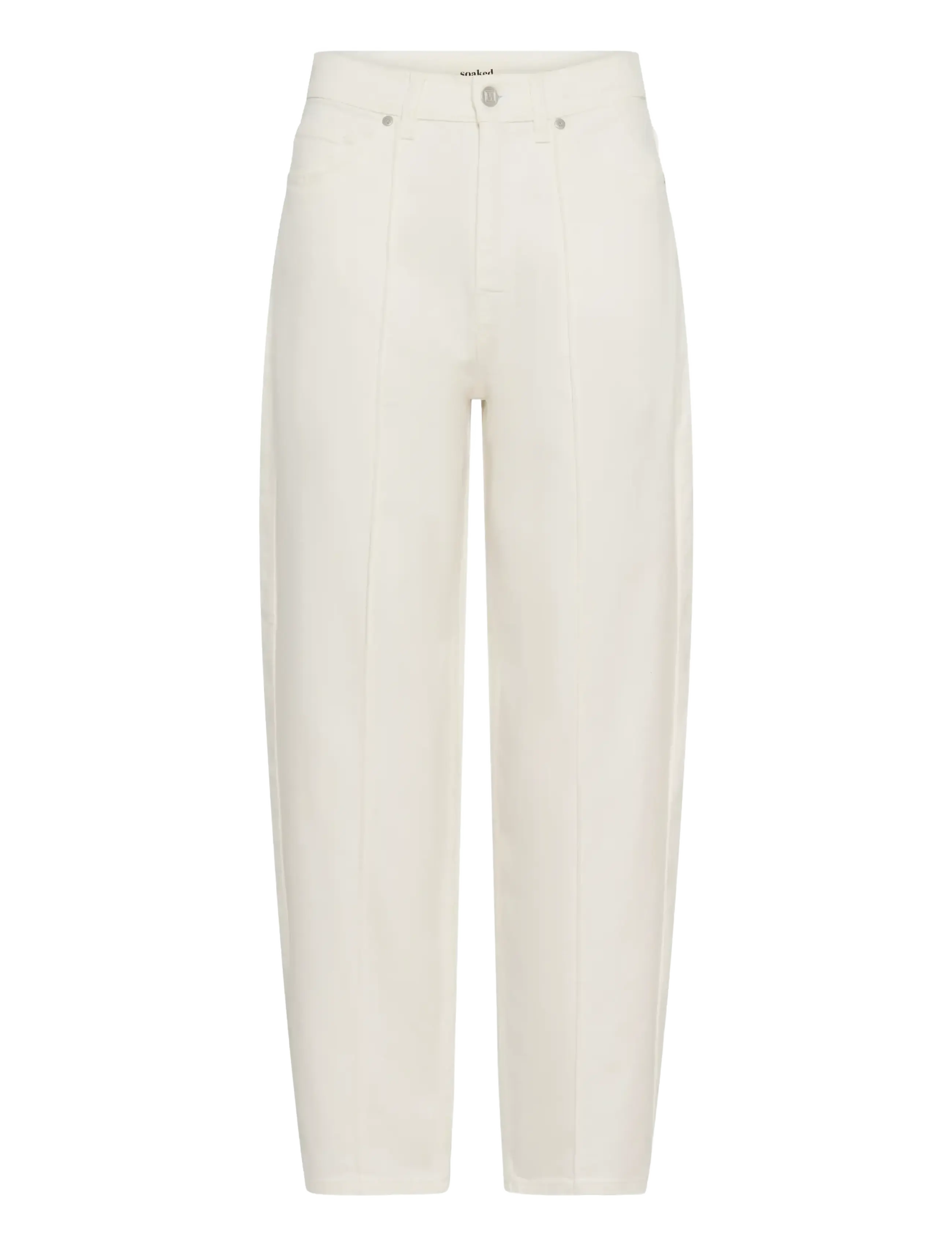 Soaked SLRina Barrel Jeans - Soaked in Luxury - WHITECAP GRAY / white