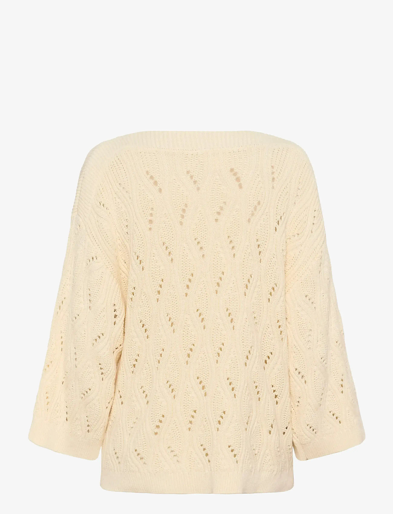 Soaked in Luxury - SLRava Nanna Pullover 3/4 - pullover - whisper white - 2