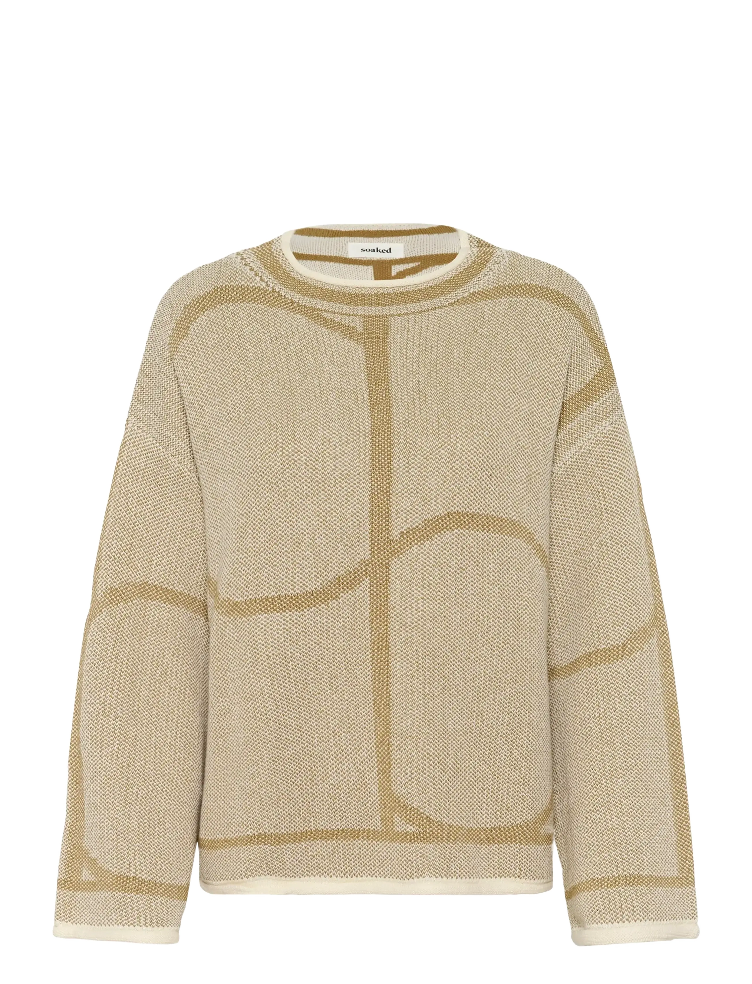 Soaked SLRava Mono Pullover - Soaked in Luxury - DULL GOLD / beige