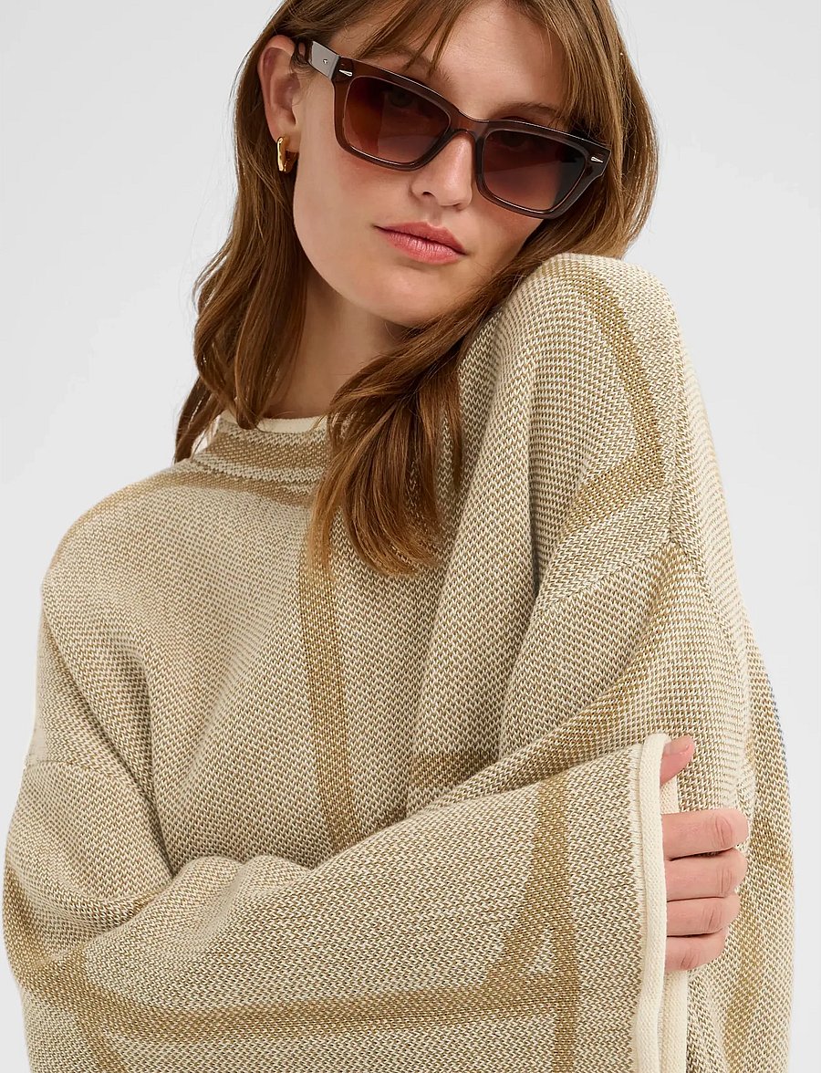 Soaked - SLRava Mono Pullover - pullover - dull gold - 5