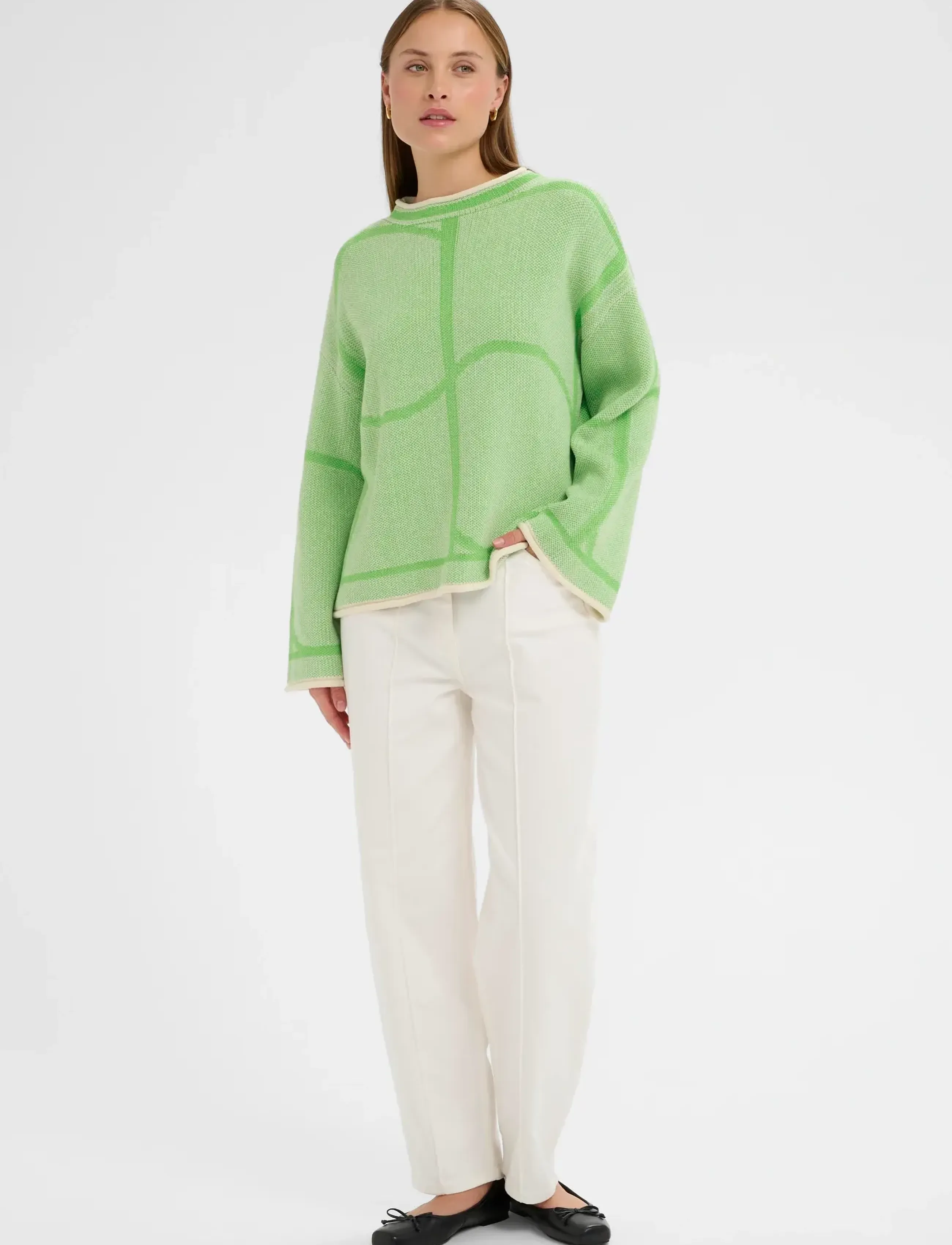 Soaked - SLRava Mono Pullover - stickade tröjor - vibrant green - 3