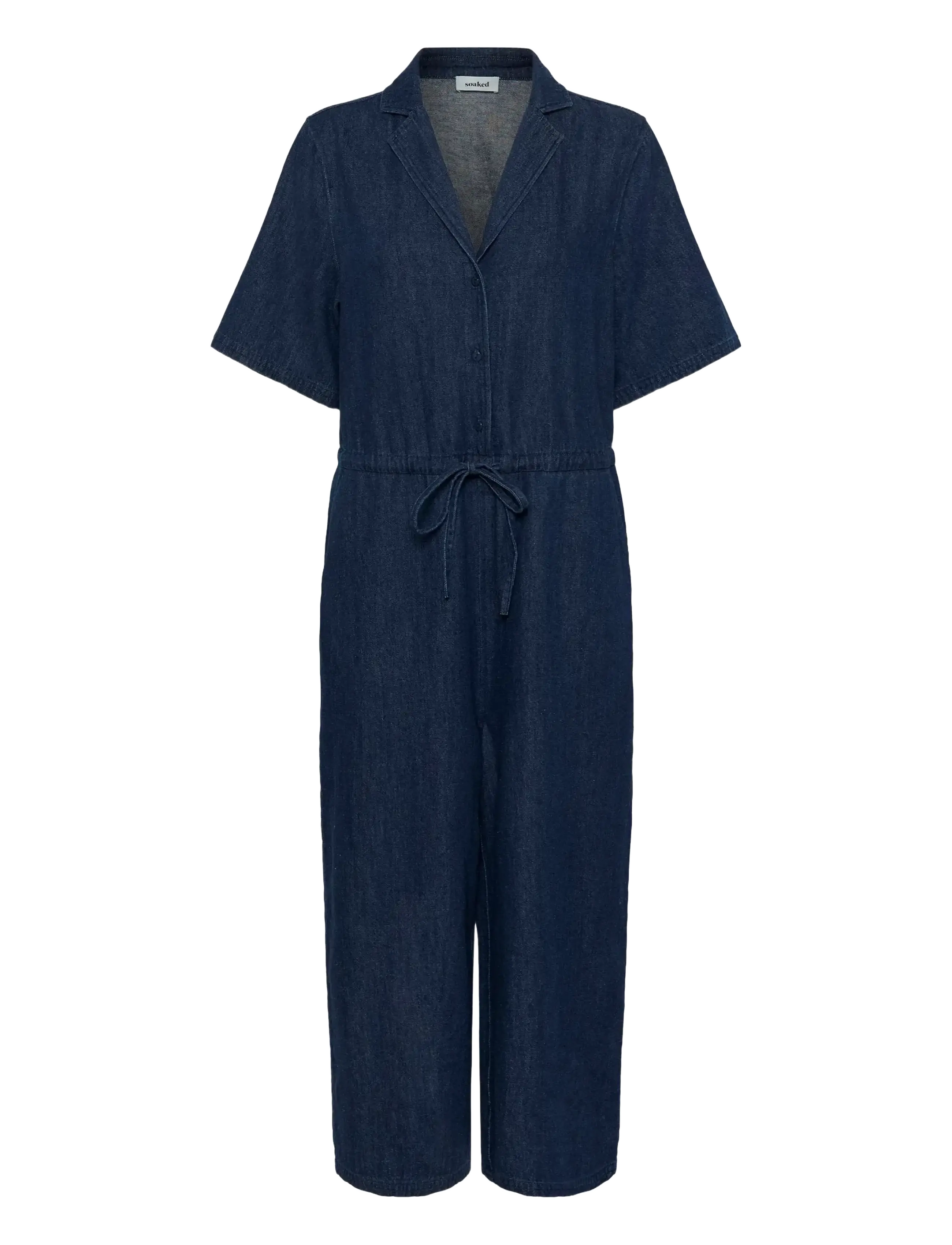 Soaked SLChaman Zaya Jumpsuit - Haalarit - DARK BLUE DENIM / blue