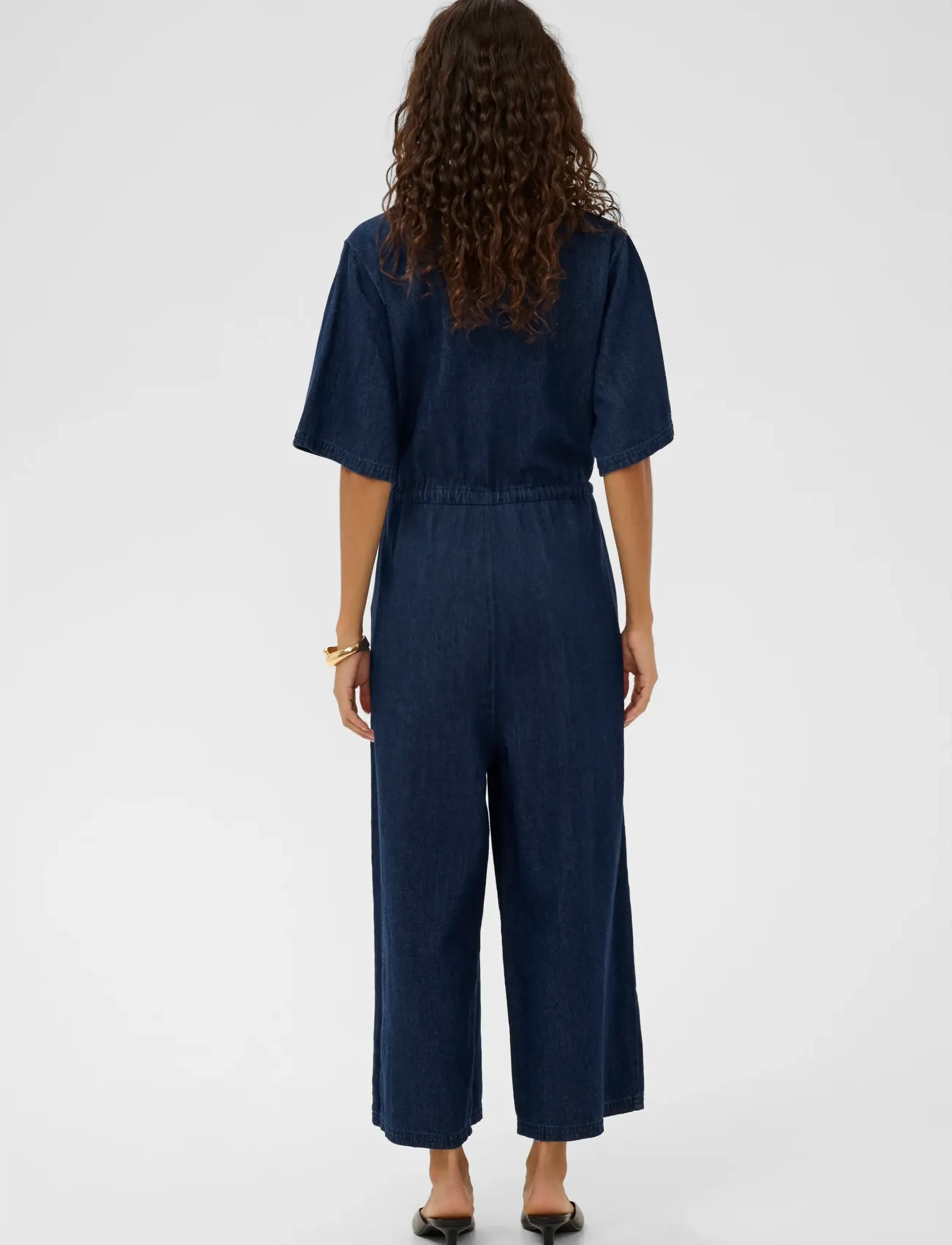 Soaked - SLChaman Zaya Jumpsuit - dark blue denim - 3
