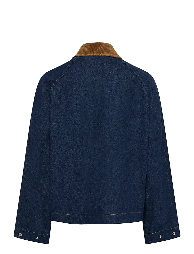 Soaked - SLJannine Jacket - frühlingsjacken - dark blue denim - 2