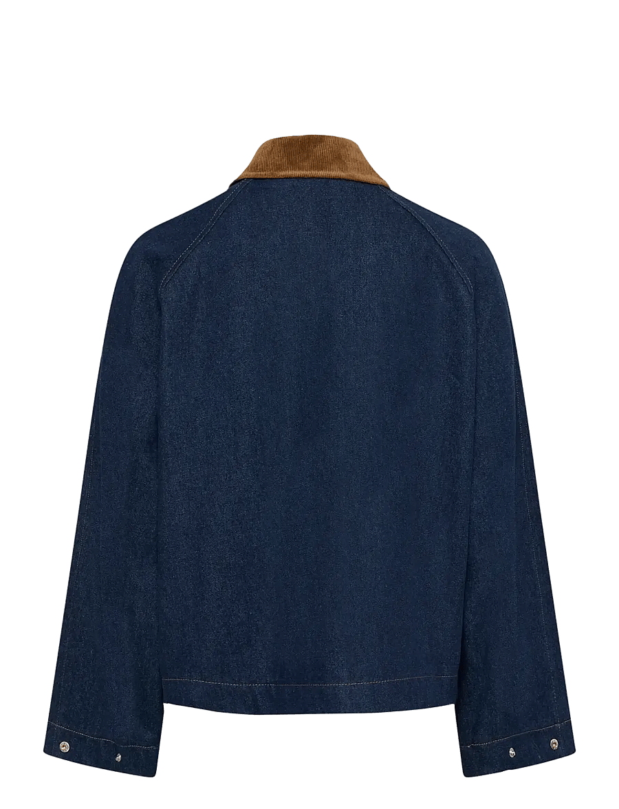 Soaked - SLJannine Jacket - frühlingsjacken - dark blue denim - 2