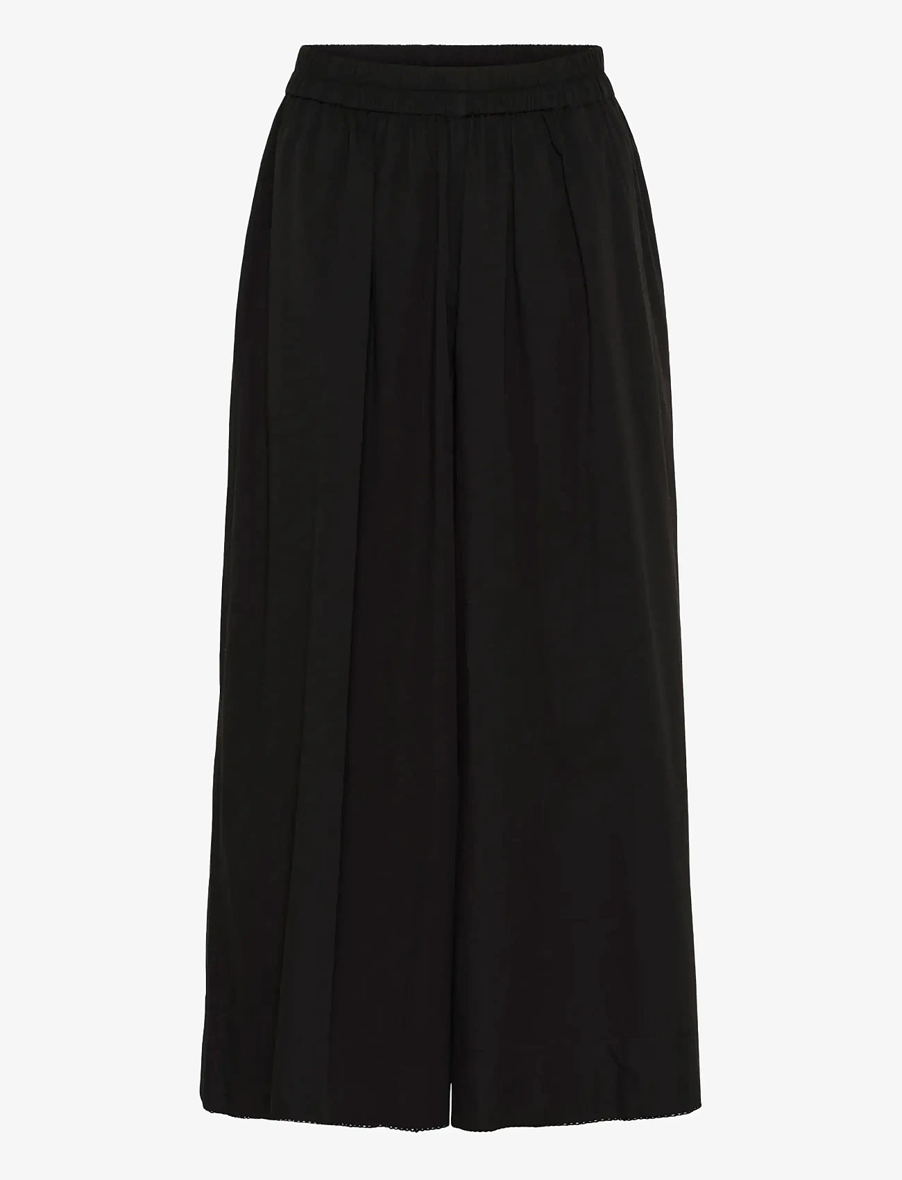 Soaked - SLNoelle Pants - plačios kelnės - black - 1