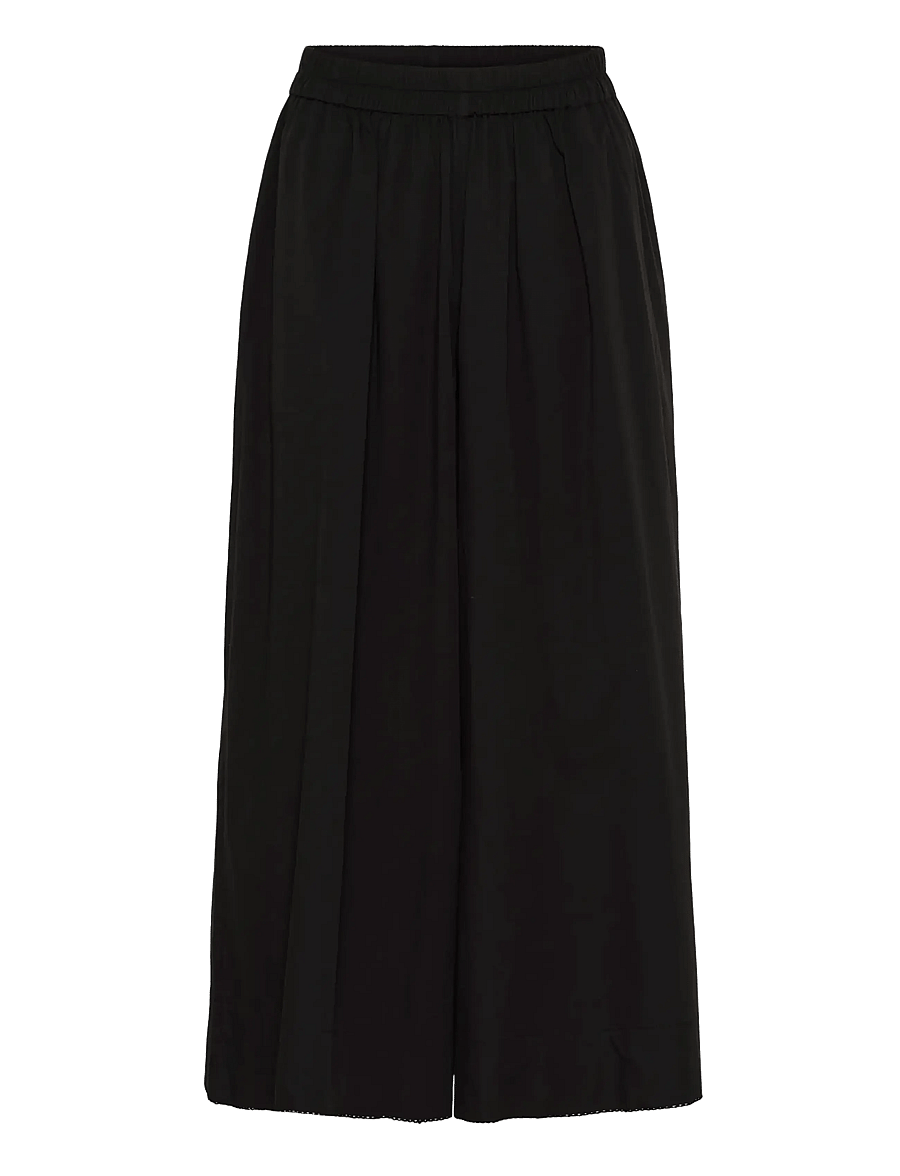 Soaked - SLNoelle Pants - hosen mit weitem bein - black - 1