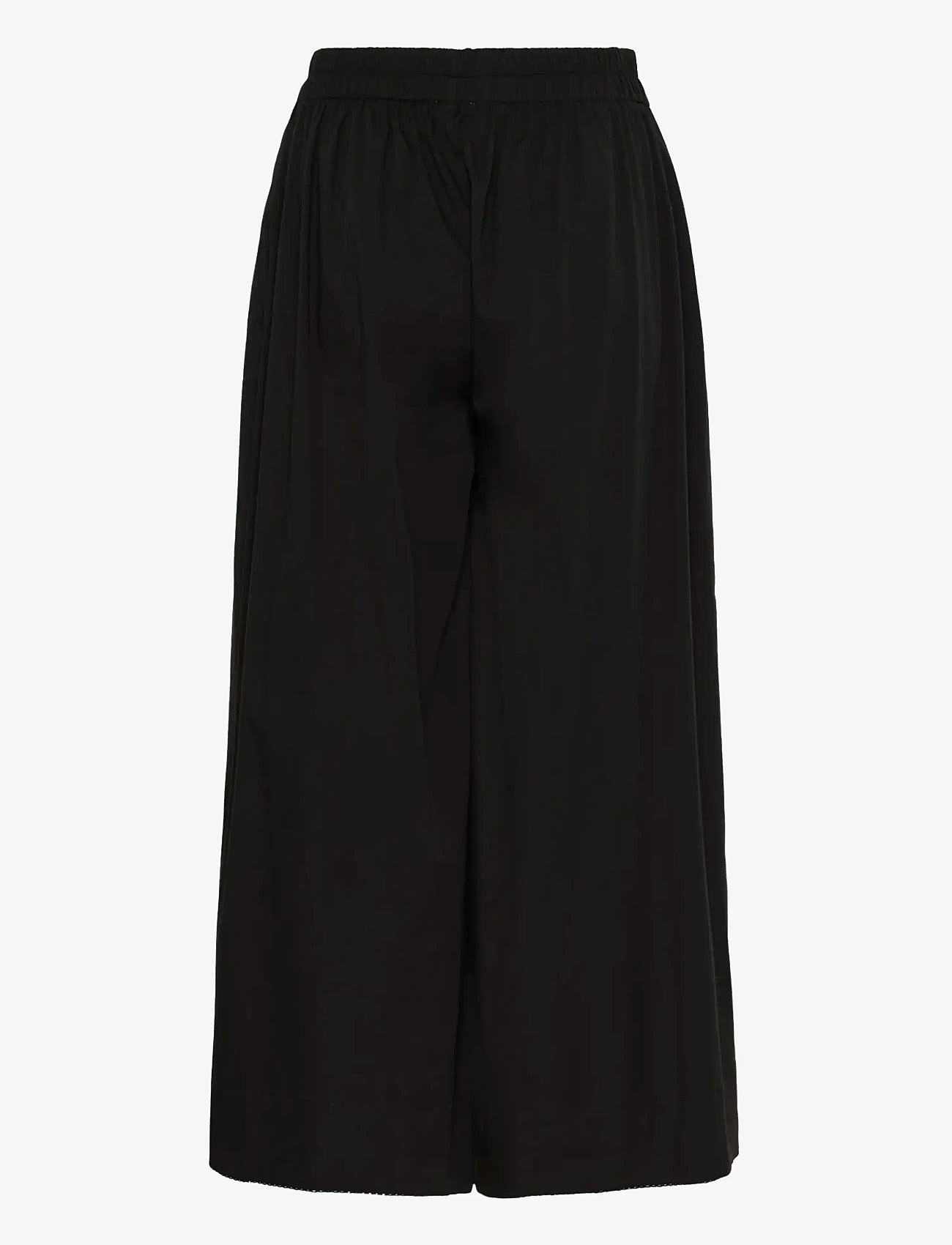 Soaked - SLNoelle Pants - plačios kelnės - black - 2
