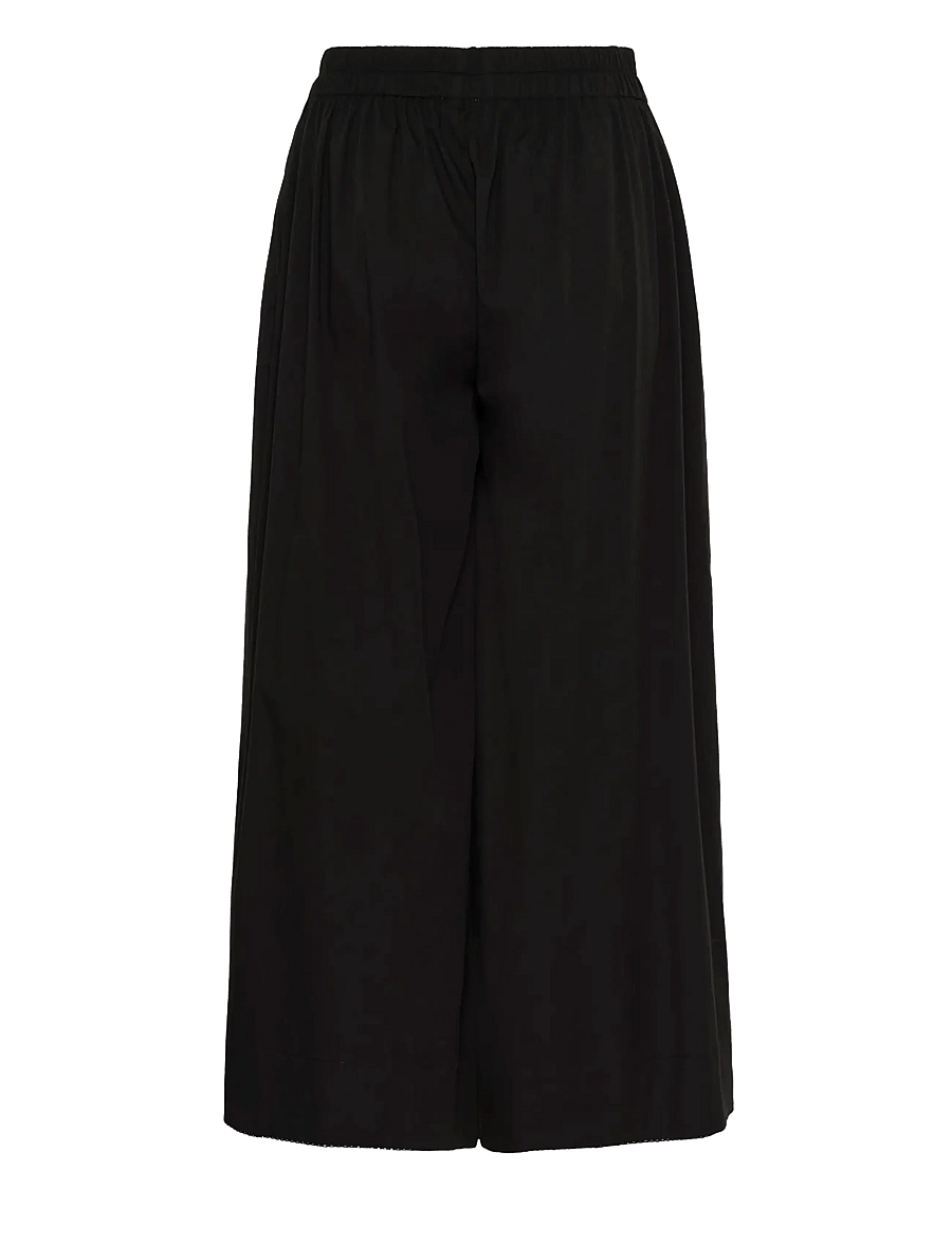 Soaked - SLNoelle Pants - hosen mit weitem bein - black - 2