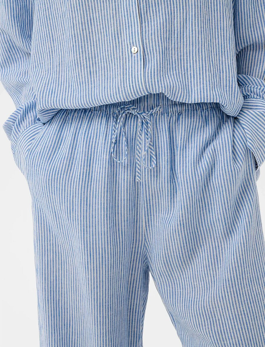 Soaked - SLAria Pants - pantalons larges - regatta and white stripe - 4