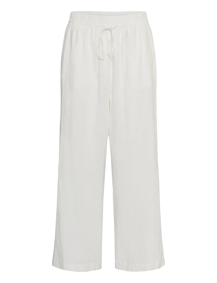 Soaked - SLAria Pants - bukser med brede ben - broken white - 1