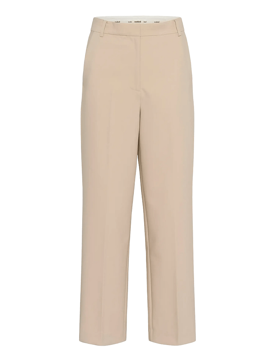 Soaked - SLCorinne Suiting Pants - pantalons habillés - oatmeal - 1