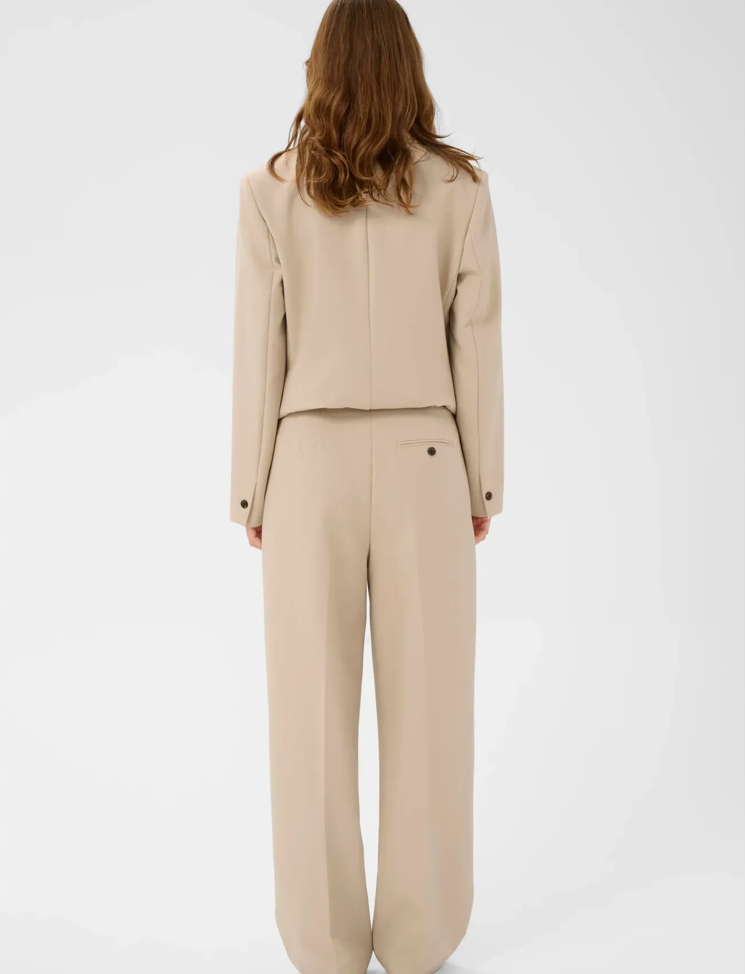 Soaked - SLCorinne Suiting Pants - pantalons habillés - oatmeal - 4