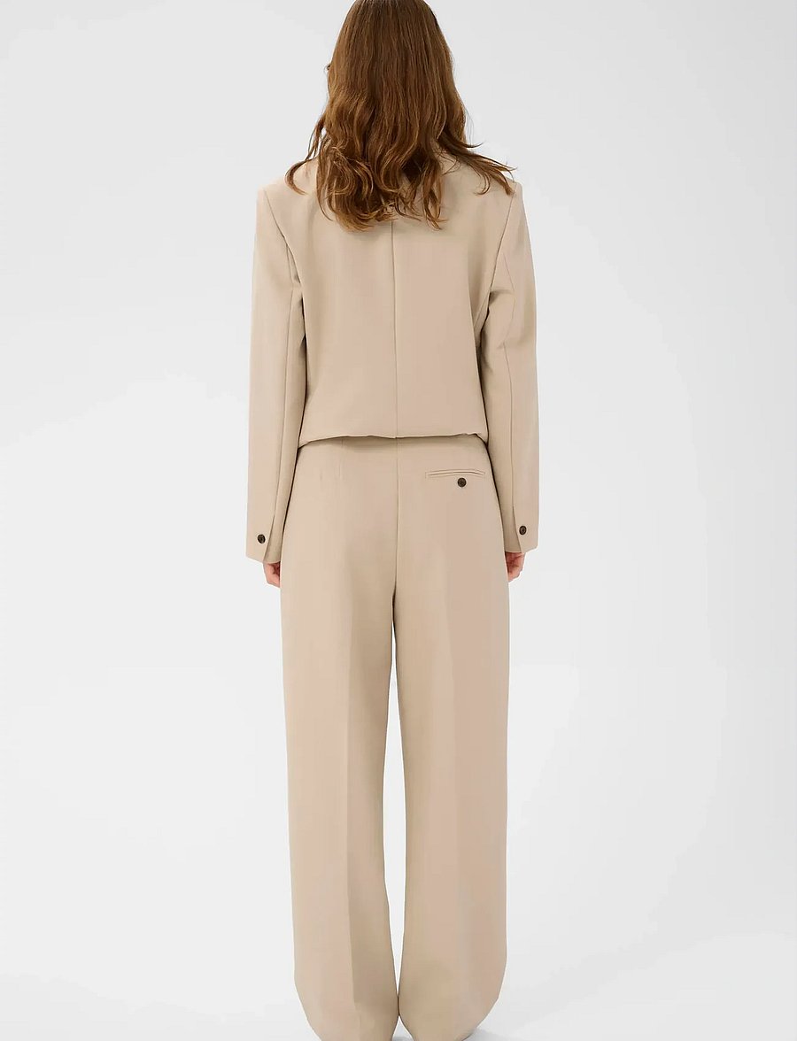 Soaked - SLCorinne Suiting Pants - pantalons habillés - oatmeal - 4