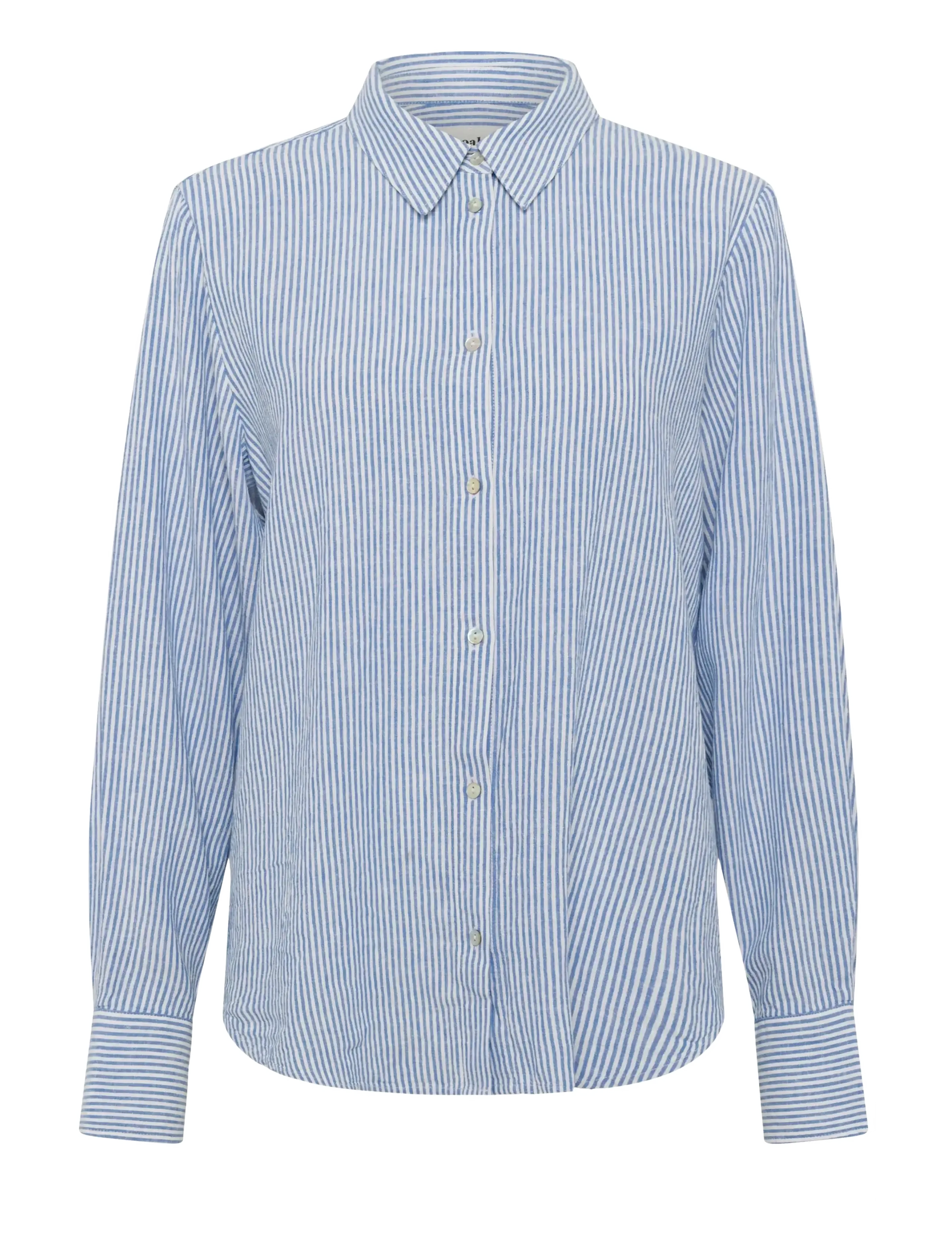Soaked SLAria Shirt - Tøj - REGATTA AND WHITE STRIPE / blue