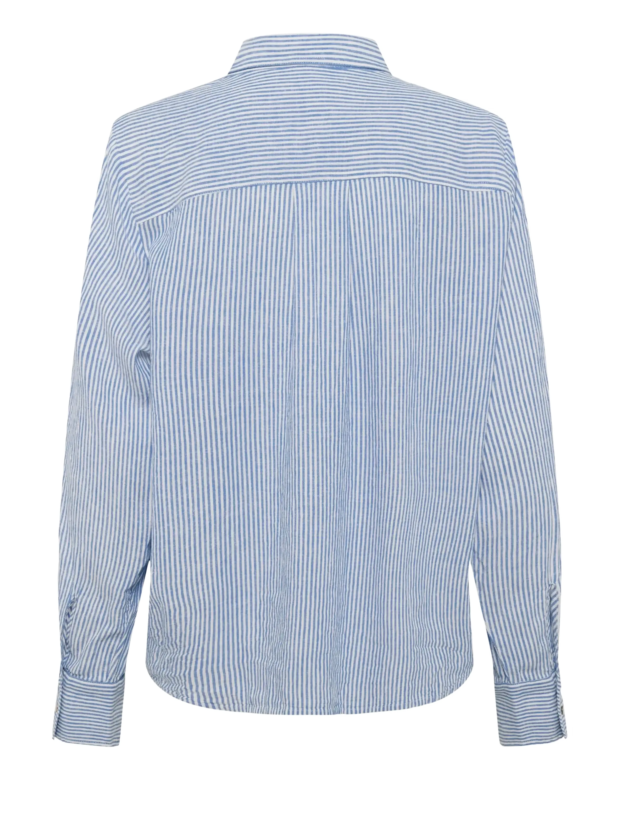 Soaked - SLAria Shirt - hørskjorter - regatta and white stripe - 2