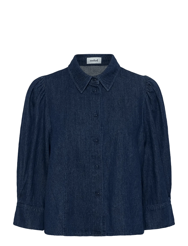 Soaked - SLChaman Hella Shirt - jeanshemden - dark blue denim - 1