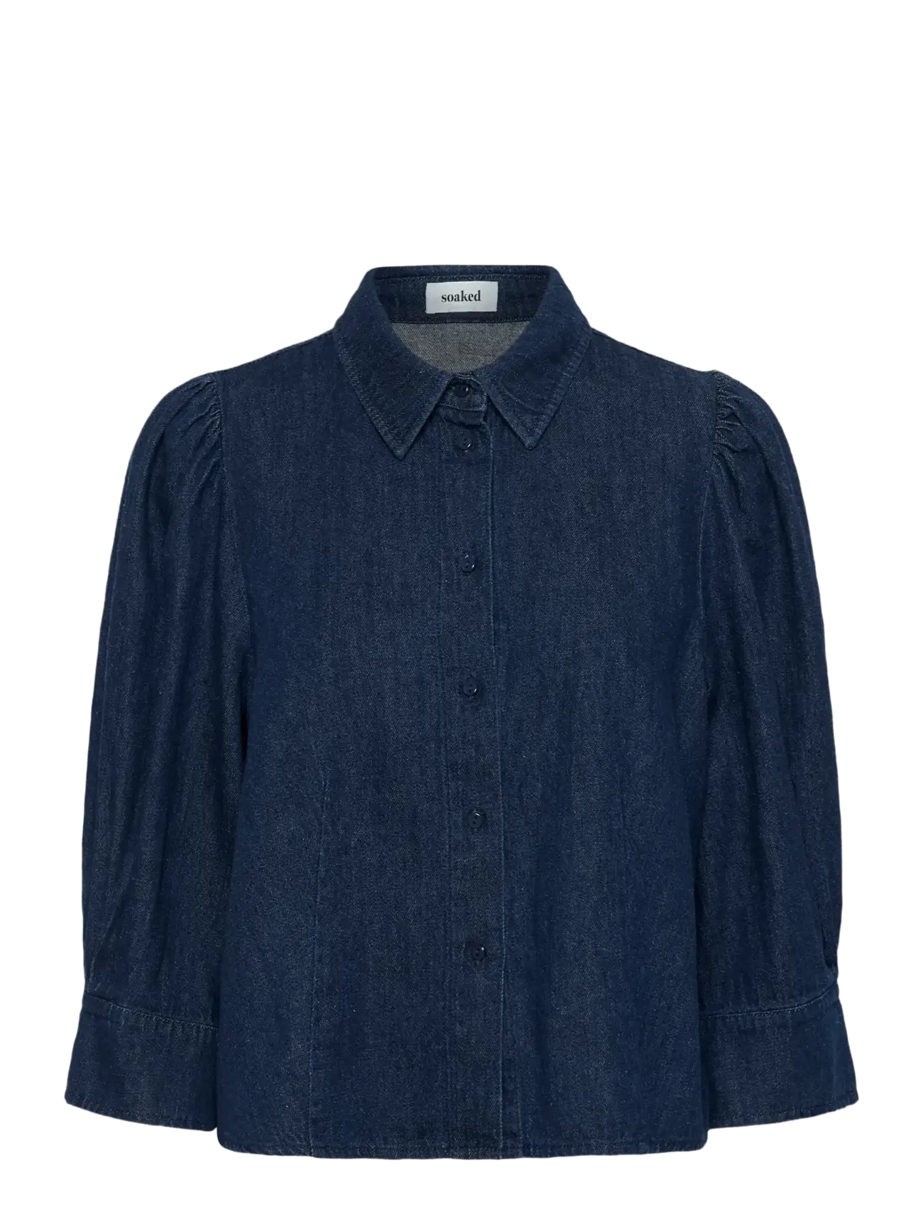 Soaked SLChaman Hella Shirt - Skjorter - DARK BLUE DENIM / blue