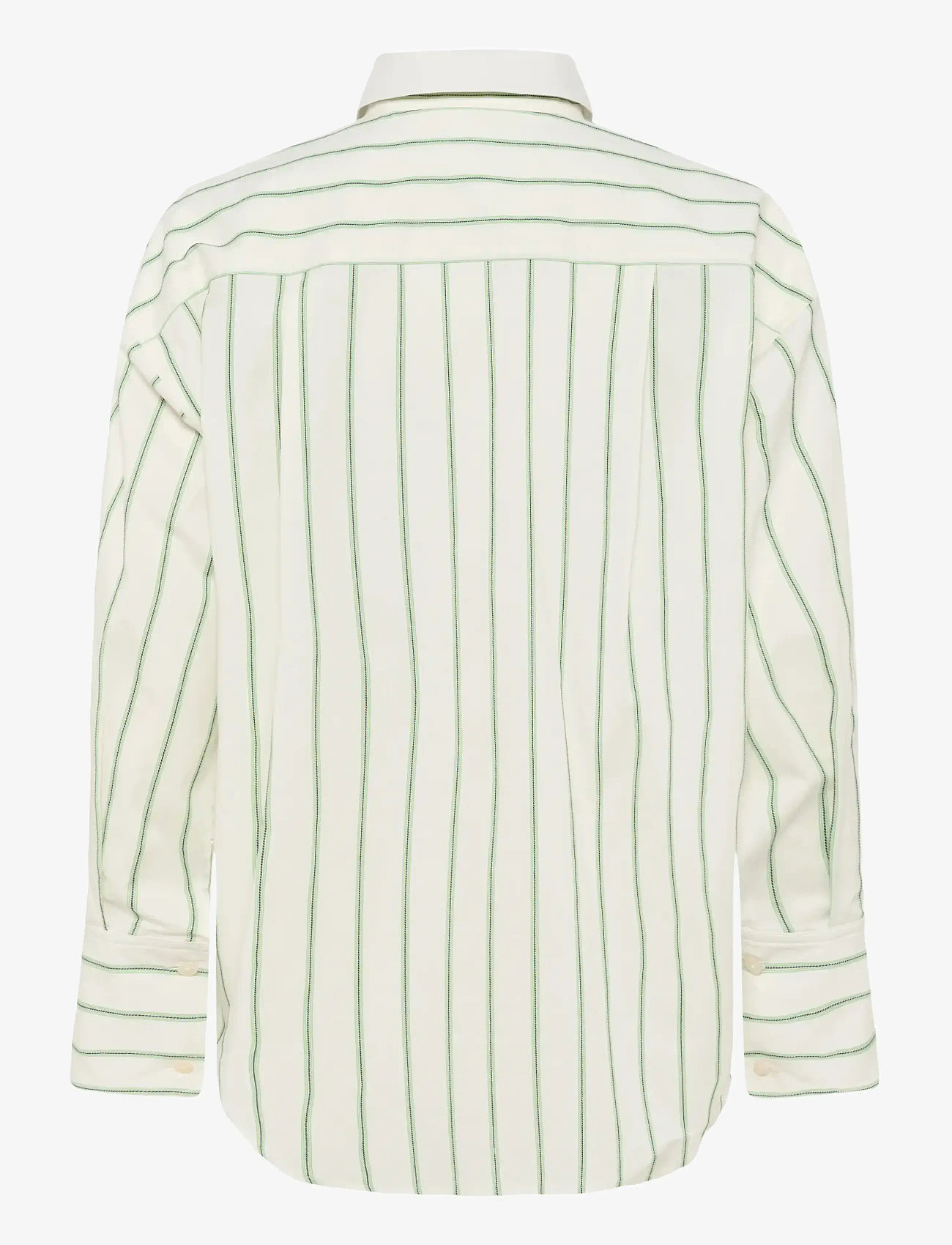 Soaked - SLNoelle Striped Shirt - langærmede skjorter - vibrant green and white stripe - 2