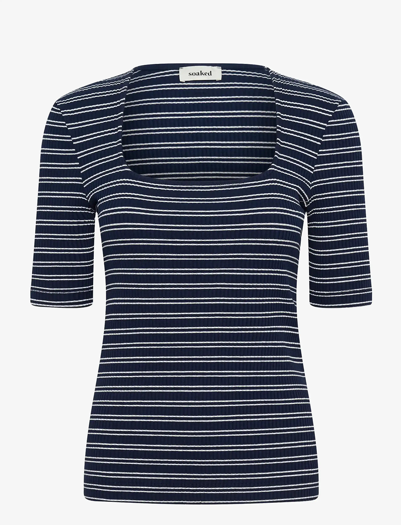 Soaked - SLSimone Striped Tee - t-shirts - india ink stripe - 1