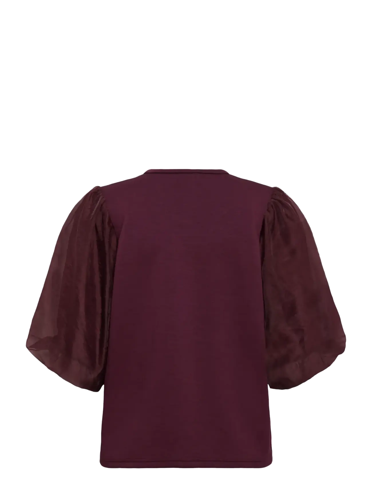 Soaked - SLMarigold Puff Tee - herbstliche kleidung - fig - 2