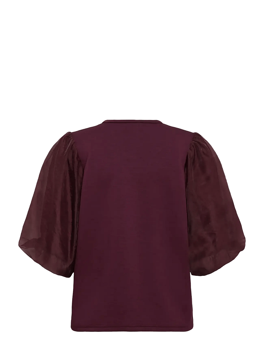 Soaked - SLMarigold Puff Tee - t-shirts - fig - 2