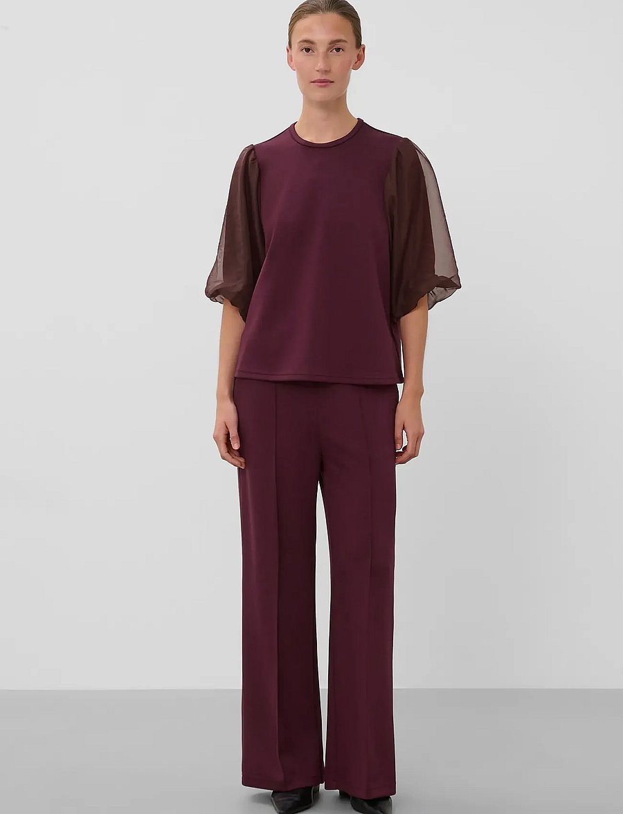 Soaked - SLMarigold Puff Tee - t-shirts - fig - 3
