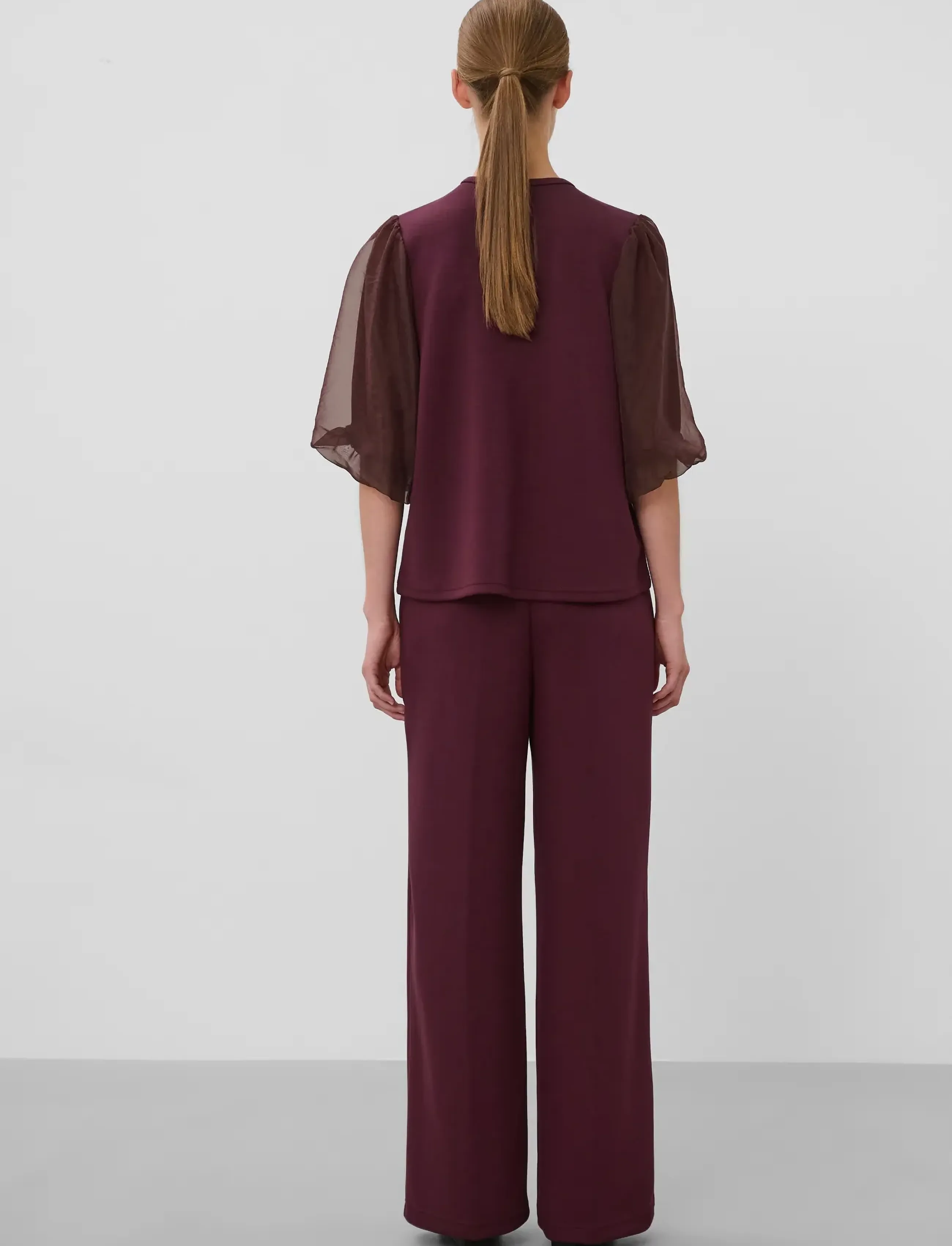 Soaked - SLMarigold Puff Tee - herbstliche kleidung - fig - 4