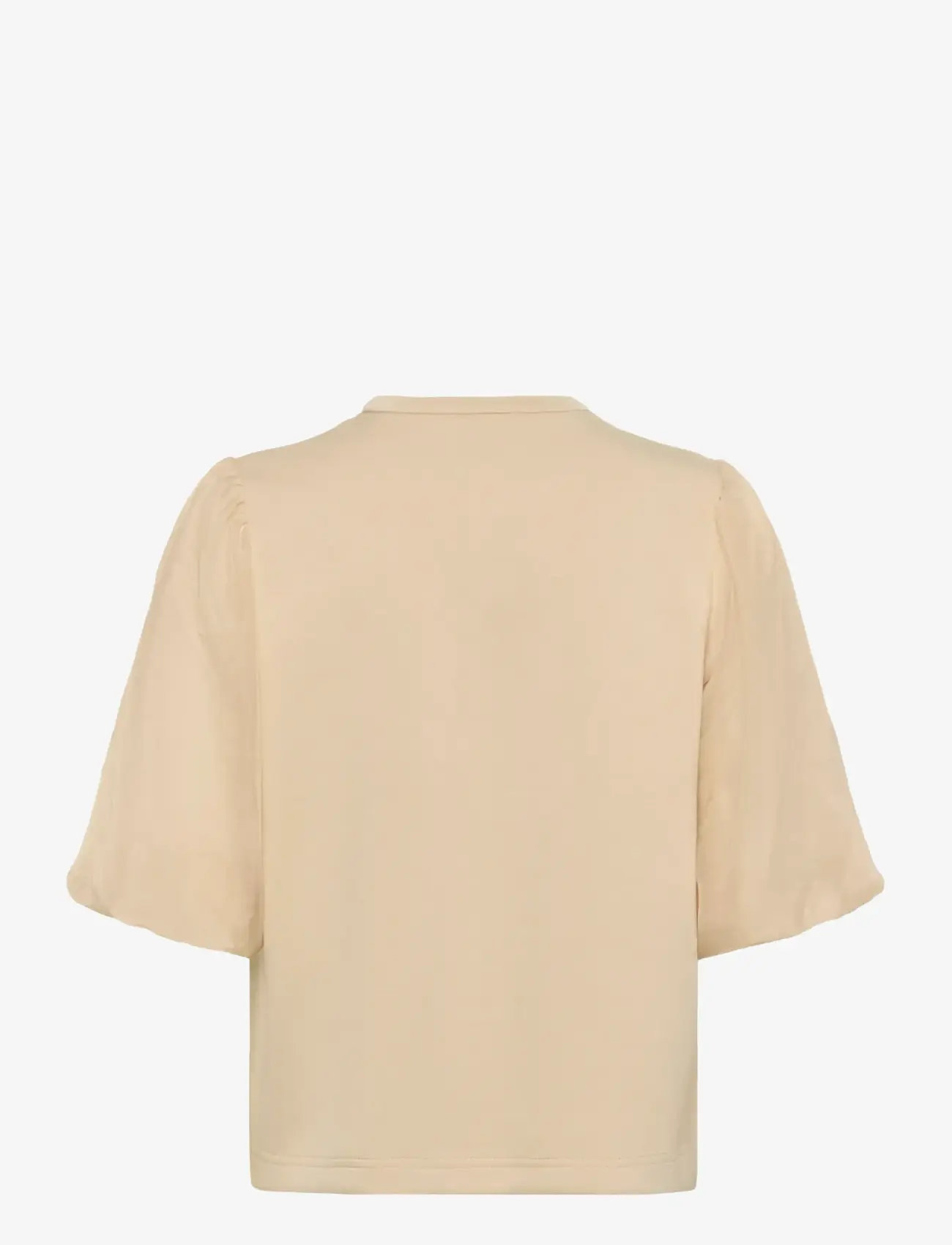 Soaked - SLMarigold Puff Tee - t-särgid - white pepper - 2